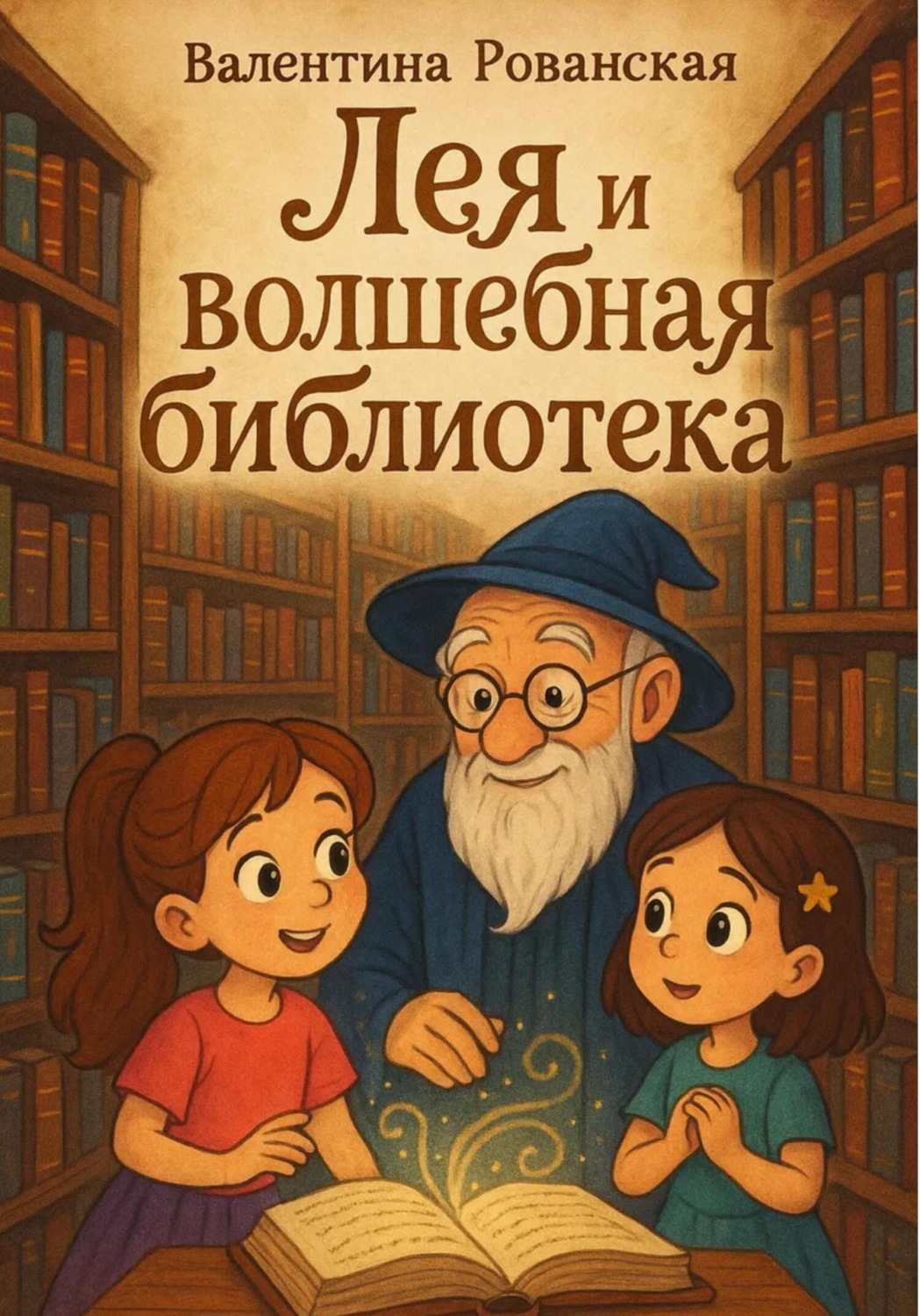 Обложка книги «Лея и волшебная библиотека»