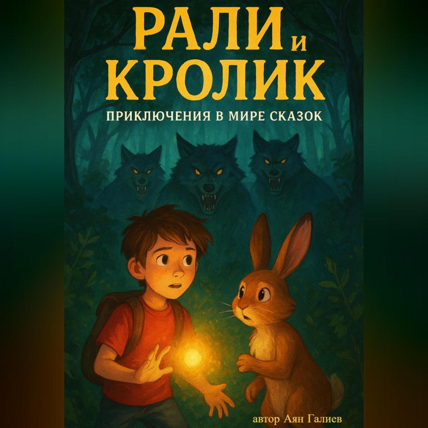 Обложка книги «Рали и Кролик Приключение в Мире Сказок»