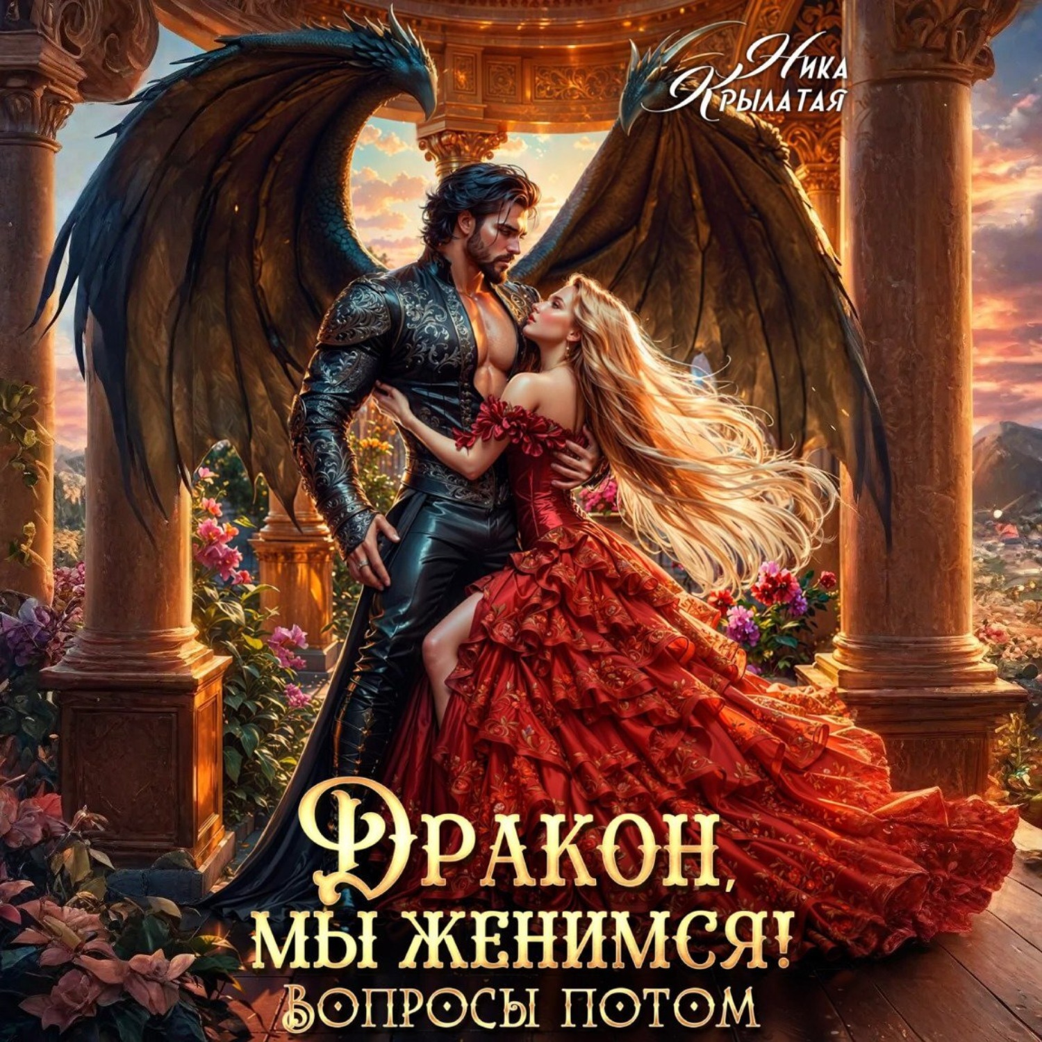 Обложка книги «Дракон, мы женимся! Вопросы потом»
