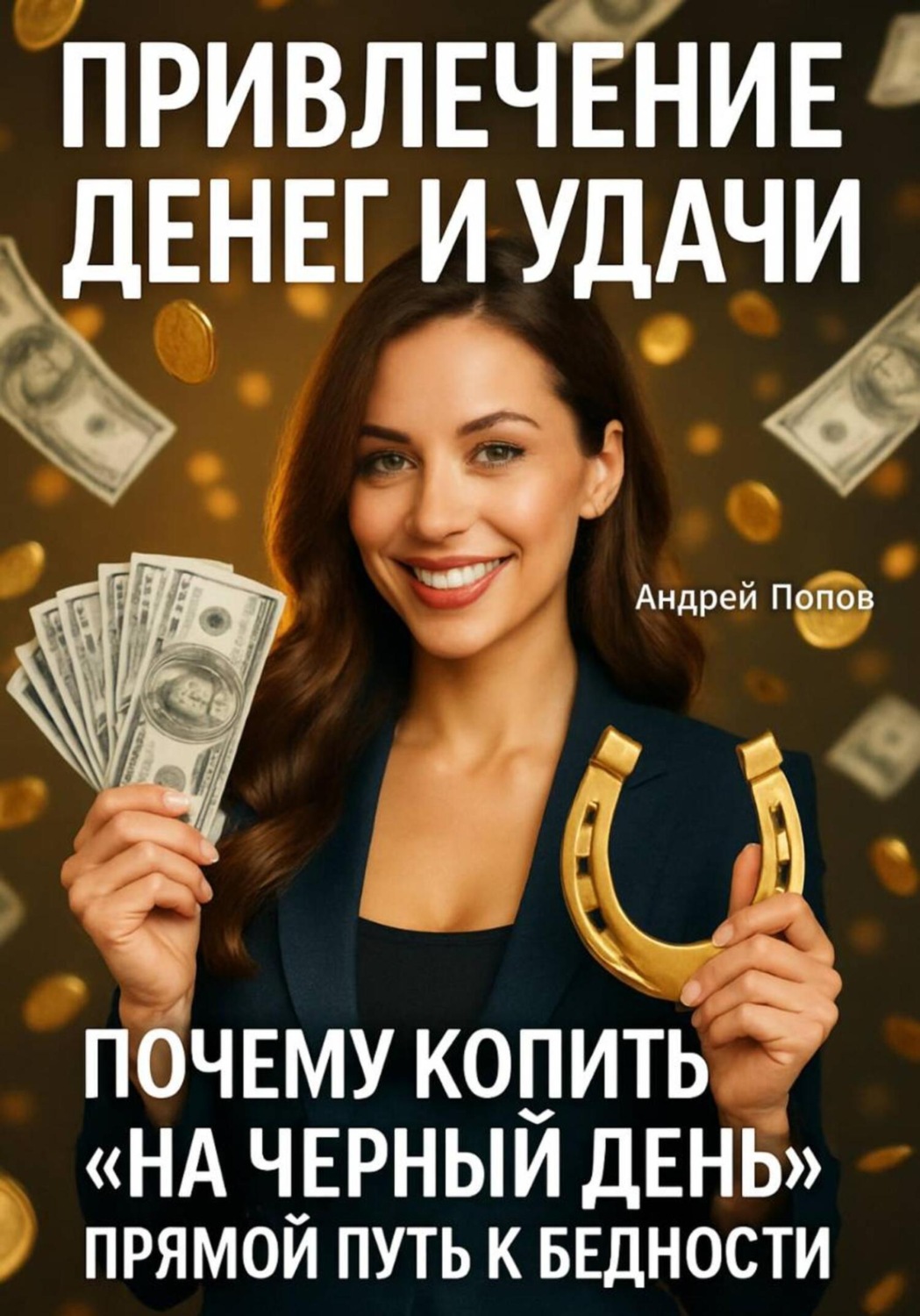 Обложка книги «Привлечение денег и удачи: почему копить «на черный день» прямой путь к бедности»