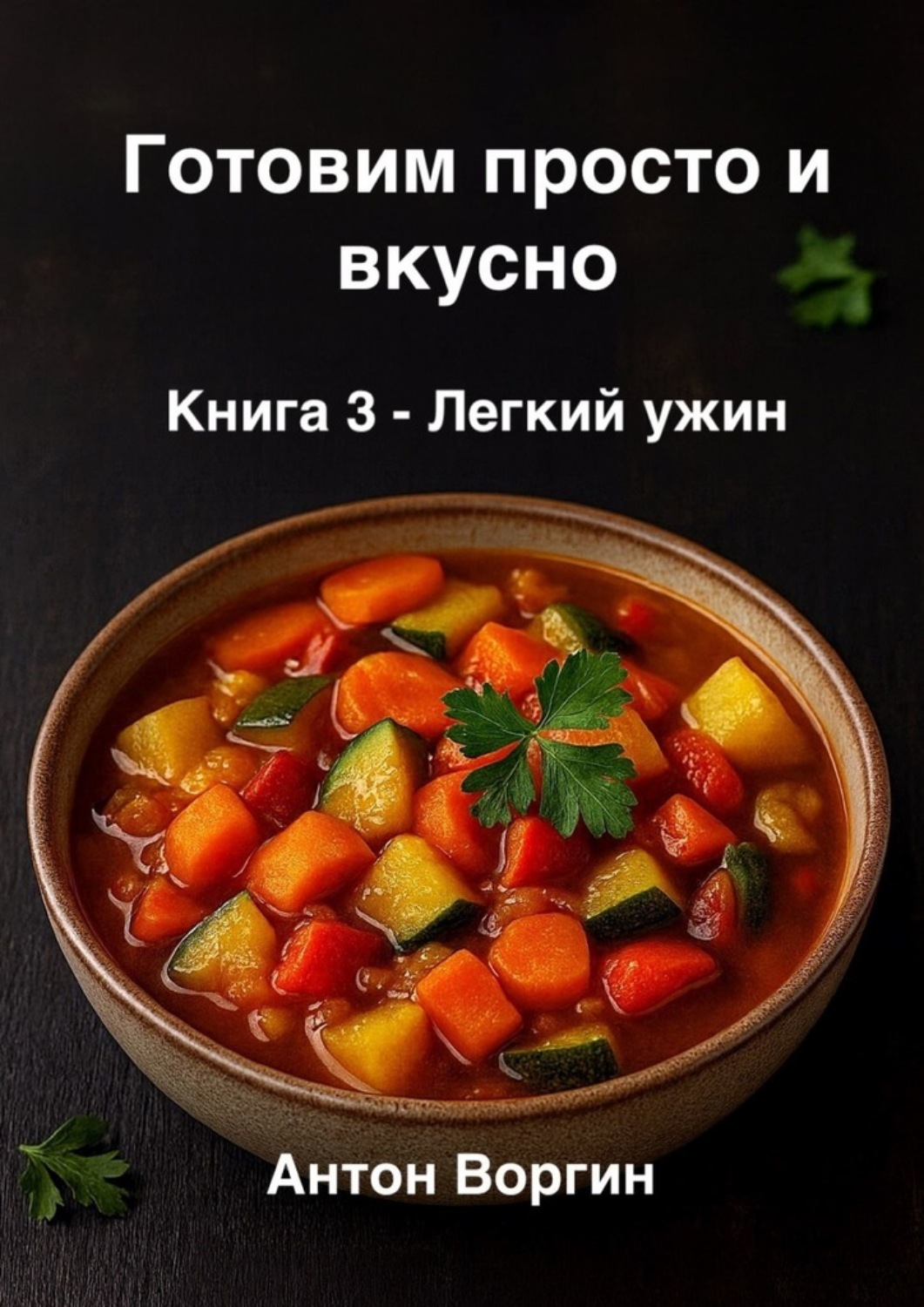 Обложка книги «Готовим просто и вкусно. Книга 3. Легкий ужин»