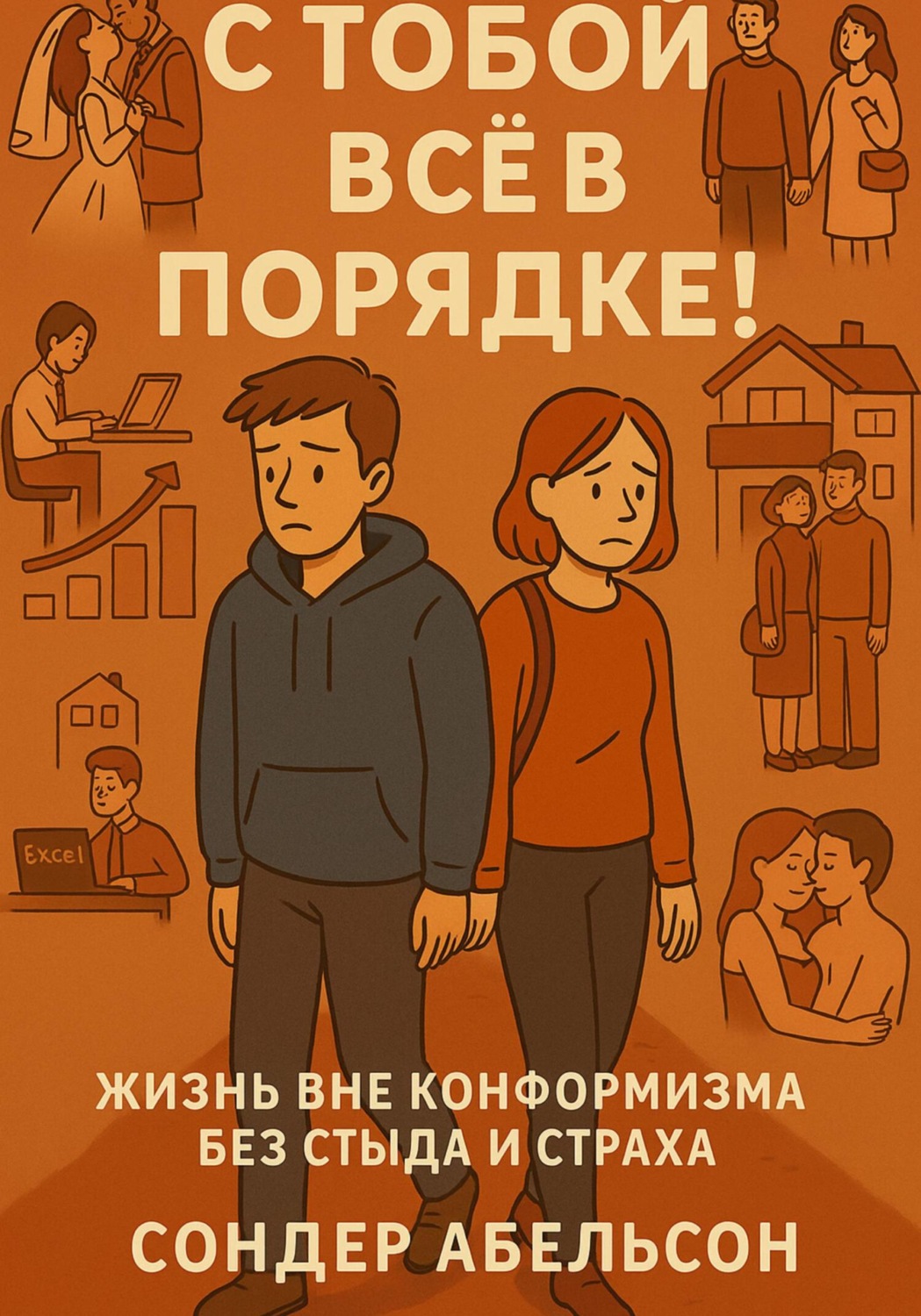 Обложка книги «С тобой всё в порядке! Жизнь вне конформизма без стыда и страха»