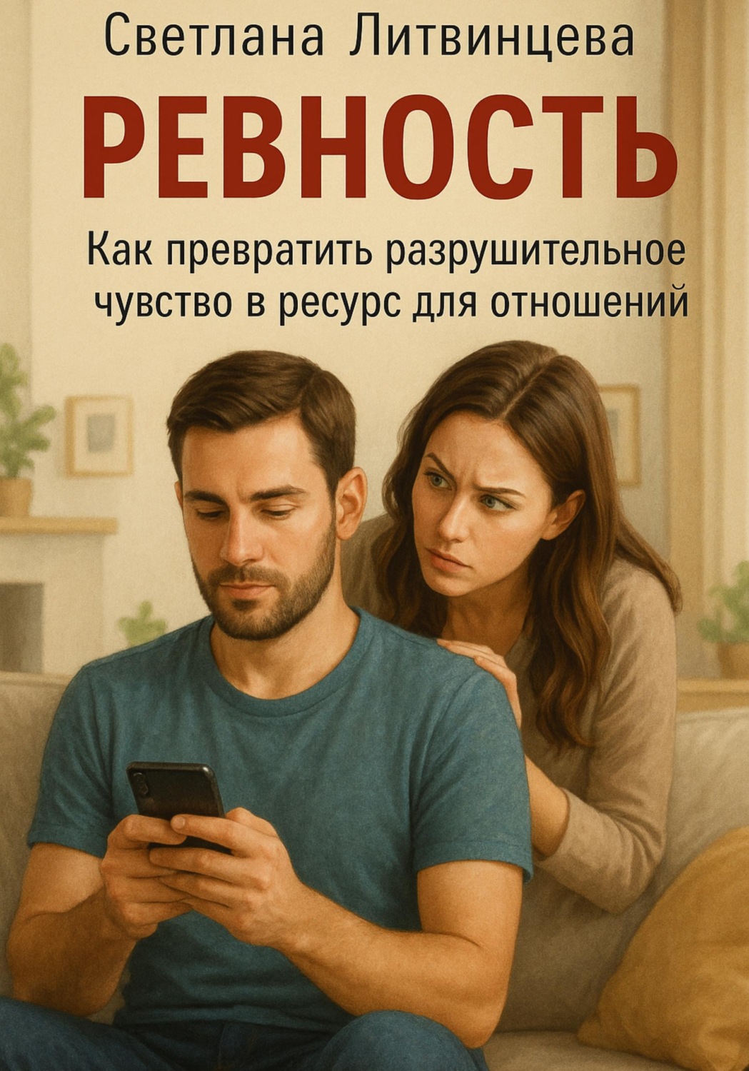 Обложка книги «Ревность. Как превратить разрушительное чувство в ресурс для отношений»