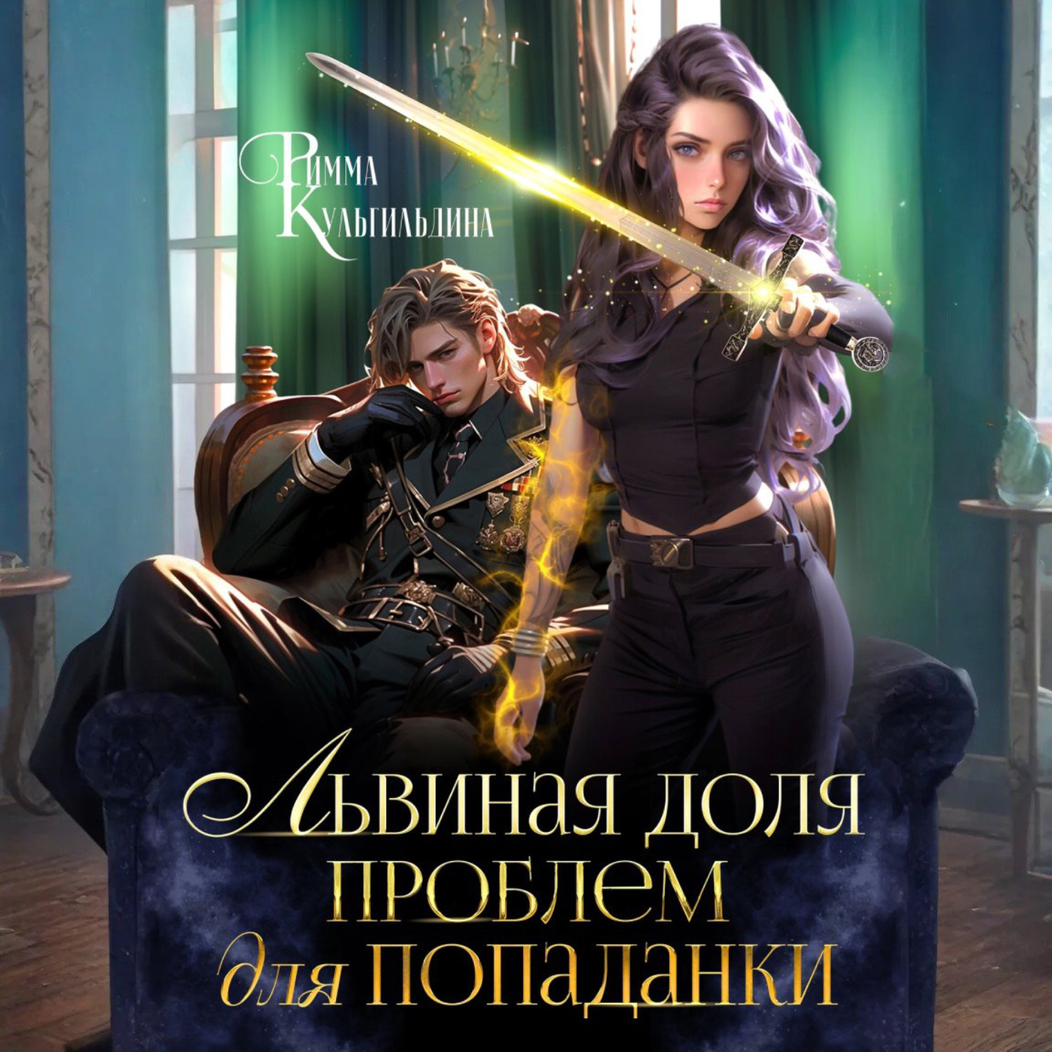 Обложка книги «Львиная доля проблем для попаданки»