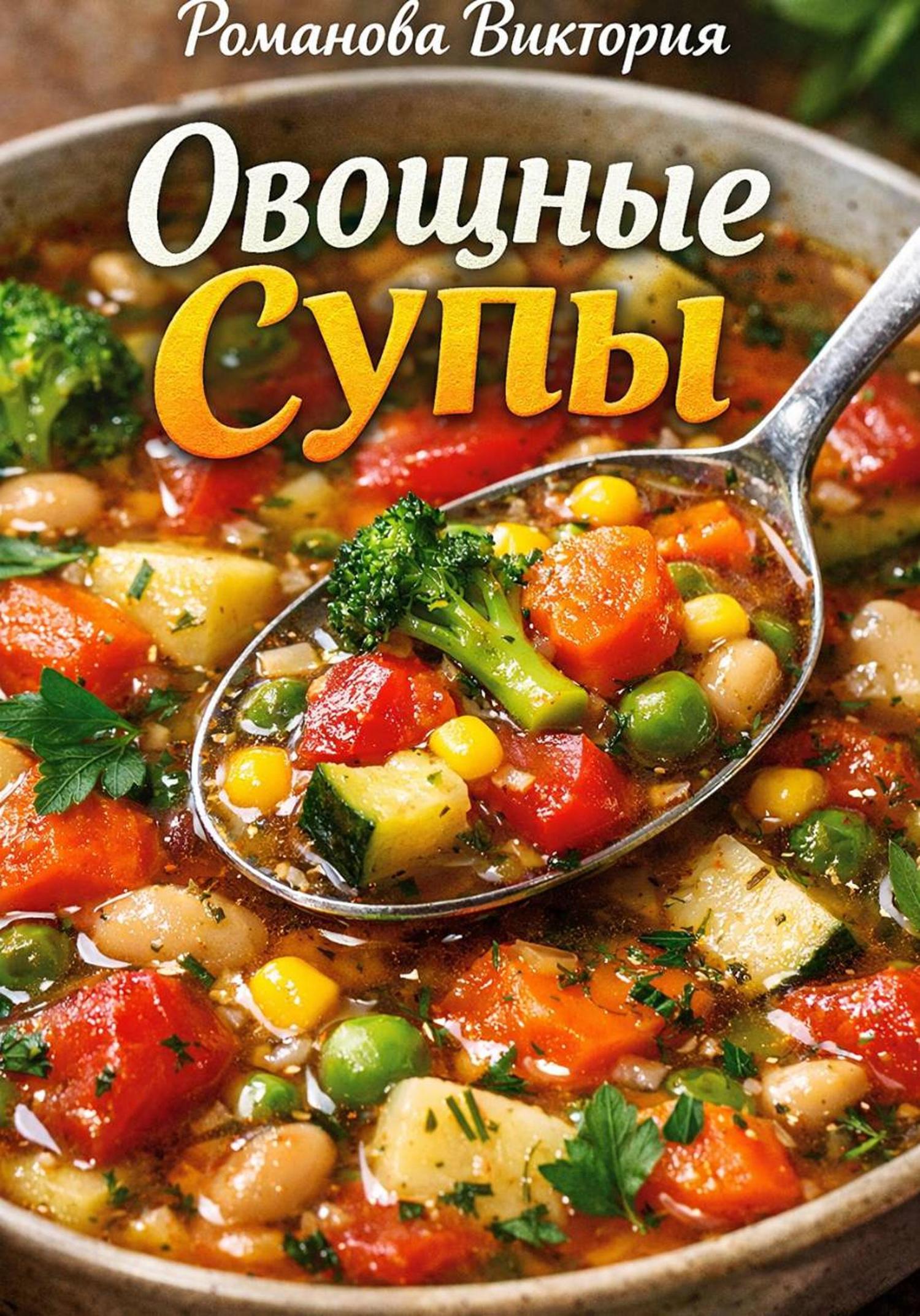 Обложка книги «Овощные супы»