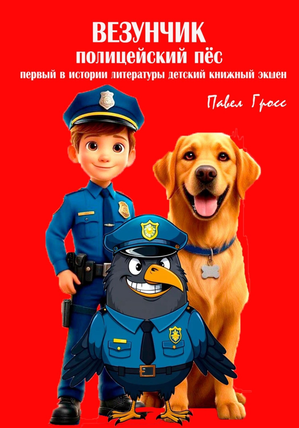 Обложка книги «Везунчик. Полицейский пёс»