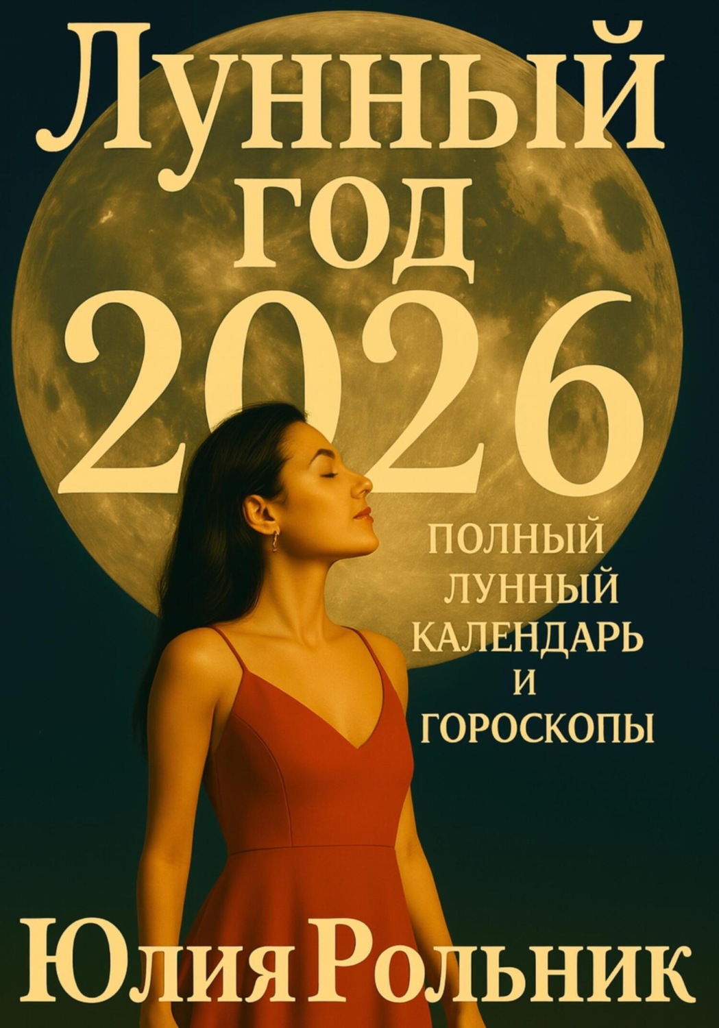 Обложка книги «Лунный год 2026: полный Лунный календарь и гороскопы»