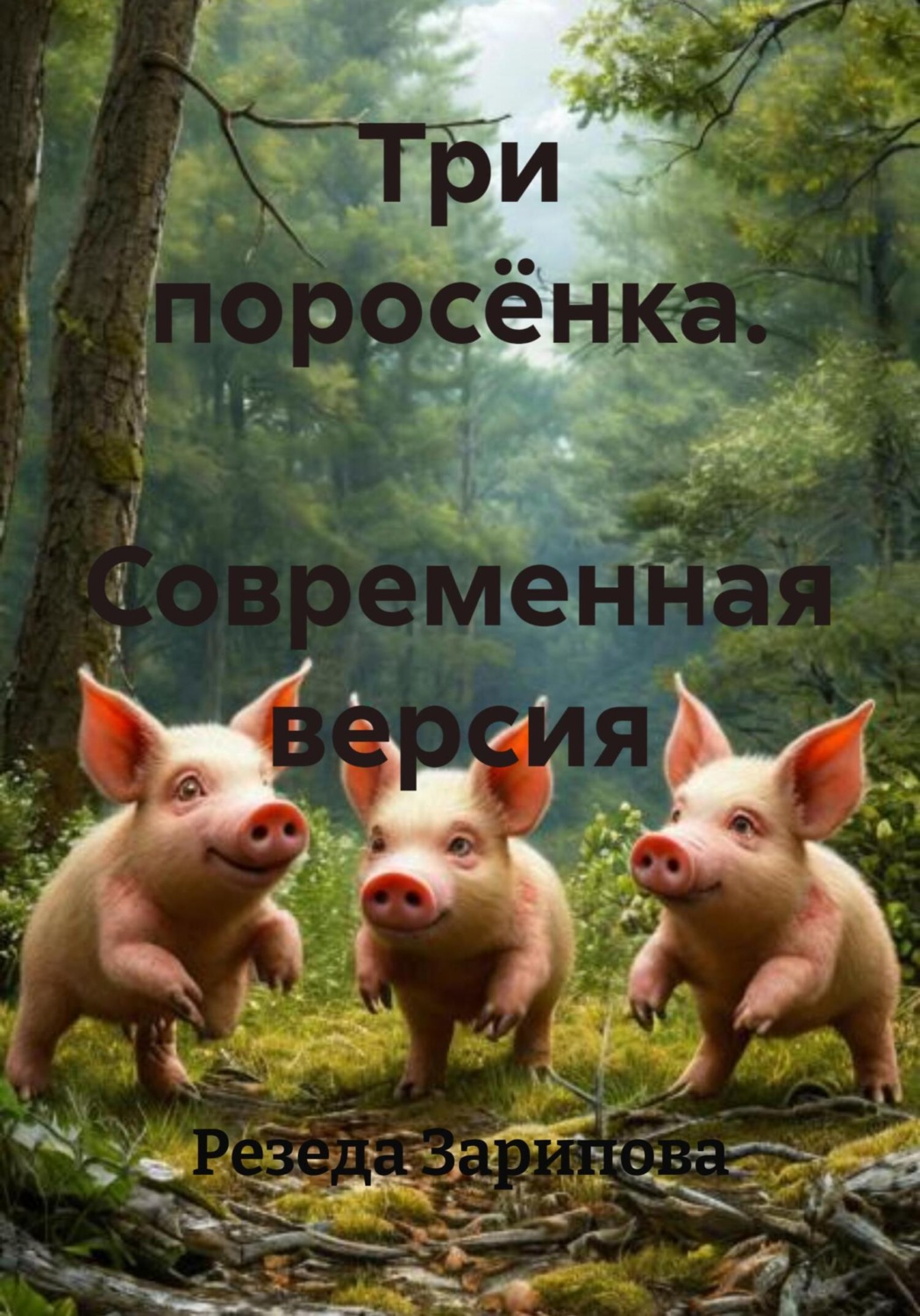 Обложка книги «Три поросёнка. Современная версия»