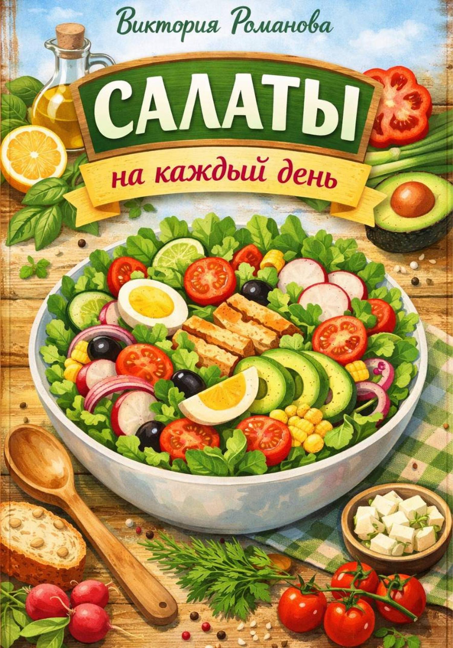 Обложка книги «Салаты на каждый день»