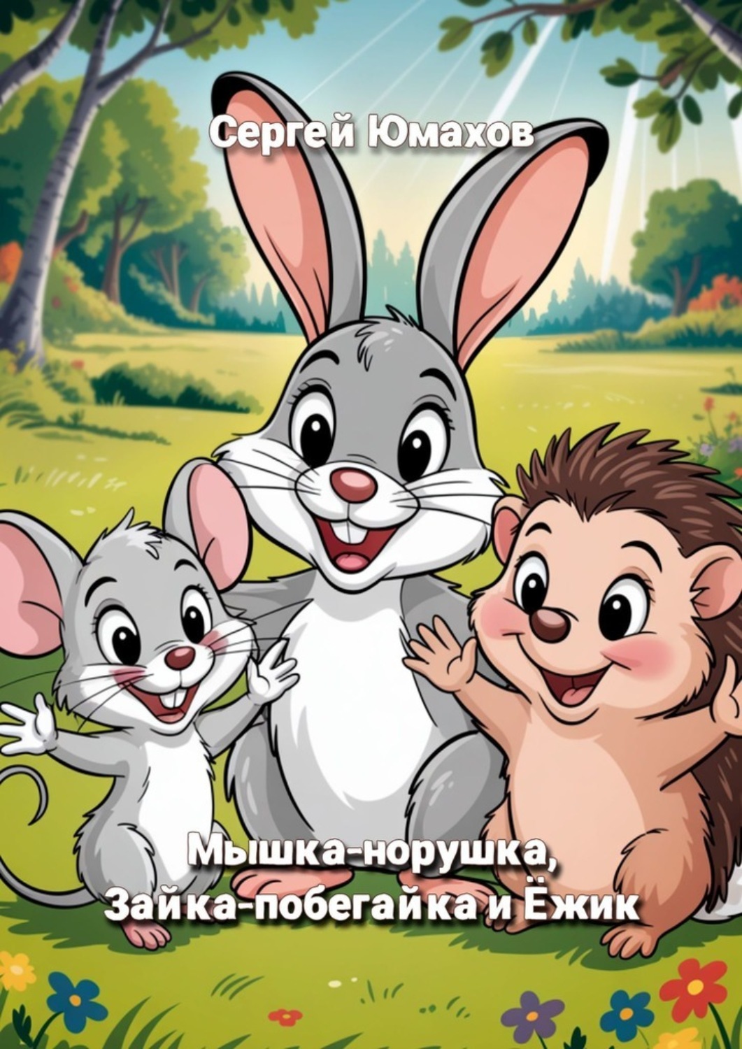 Обложка книги «Мышка-норушка, Зайка-побегайка и Ёжик»