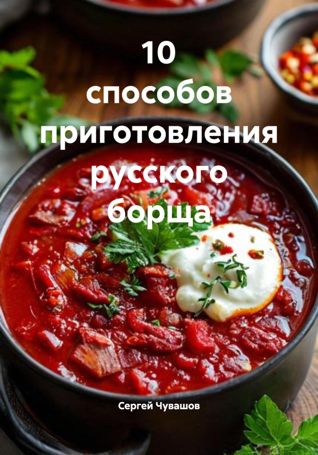 Обложка книги «10 способов приготовления русского борща»