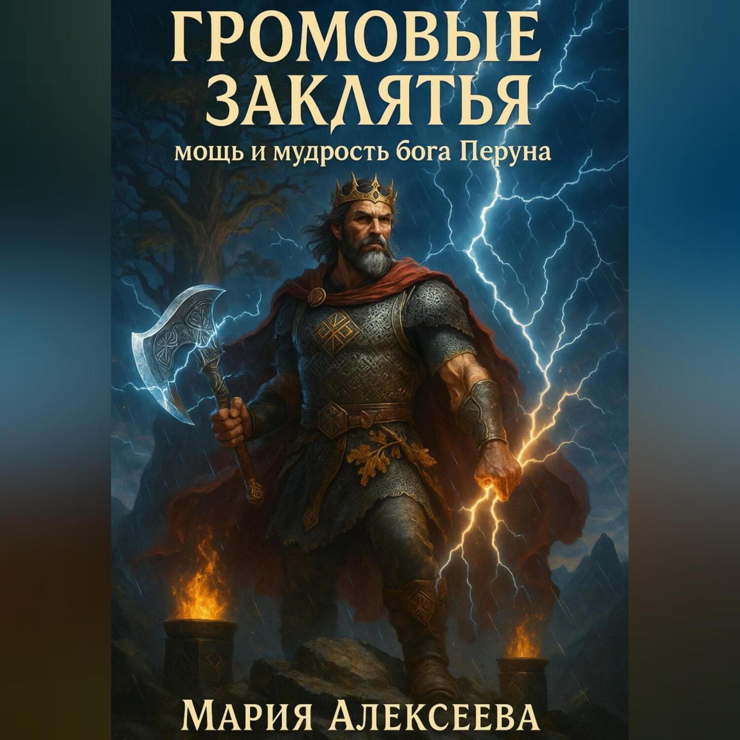 Обложка книги «Громовые заклятья. Мощь и мудрость бога Перуна»