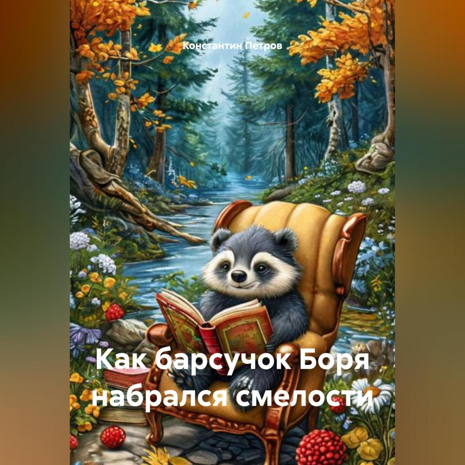 Обложка книги «Как барсучок Боря набрался смелости»
