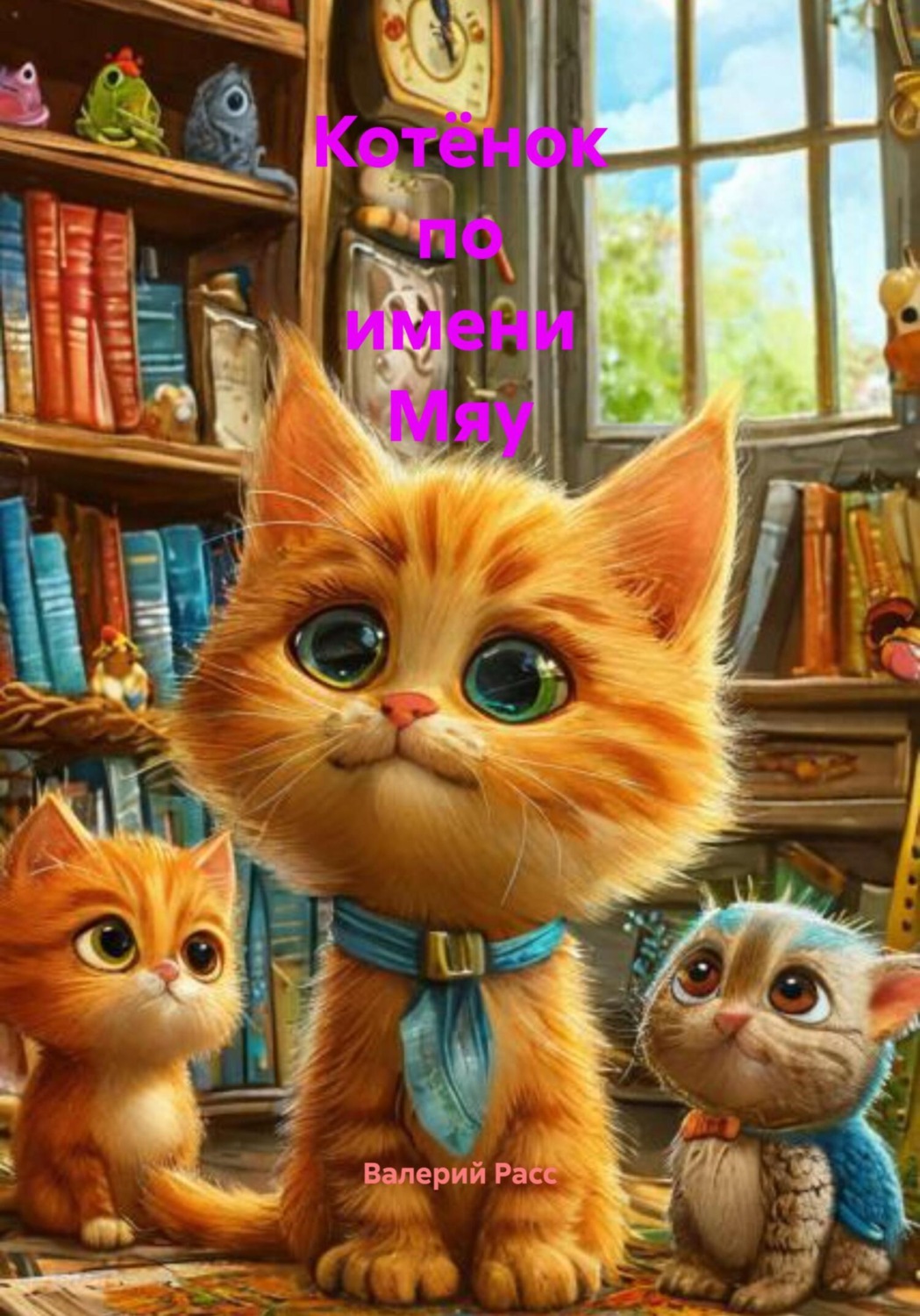 Обложка книги «Котёнок по имени Мяу»