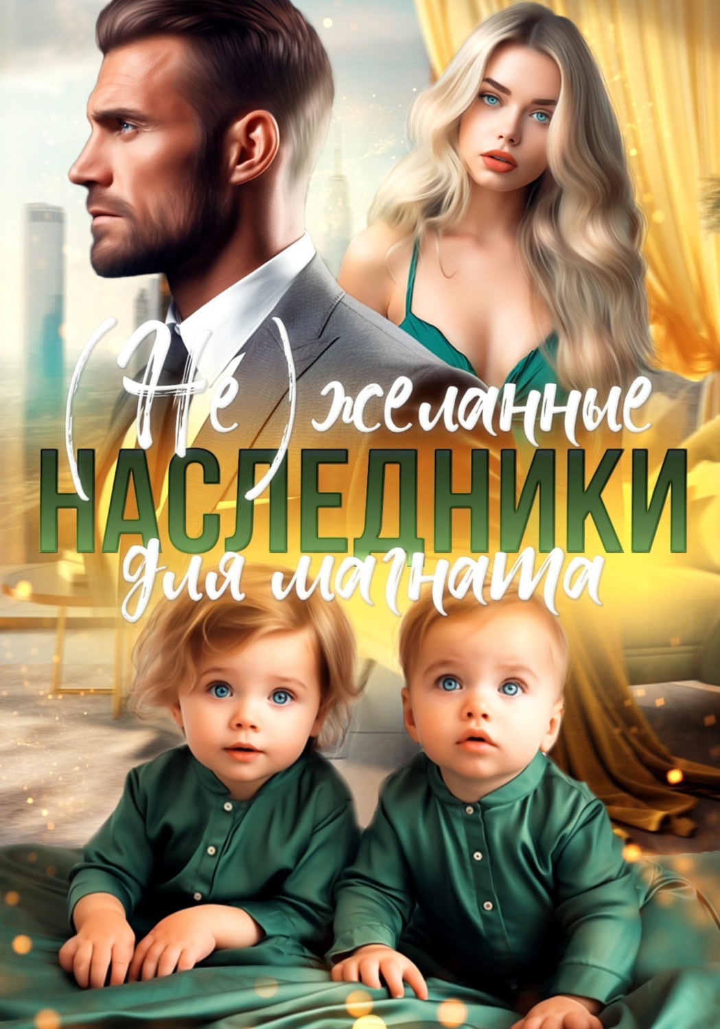 Обложка книги «(Не)желанные наследники для магната»