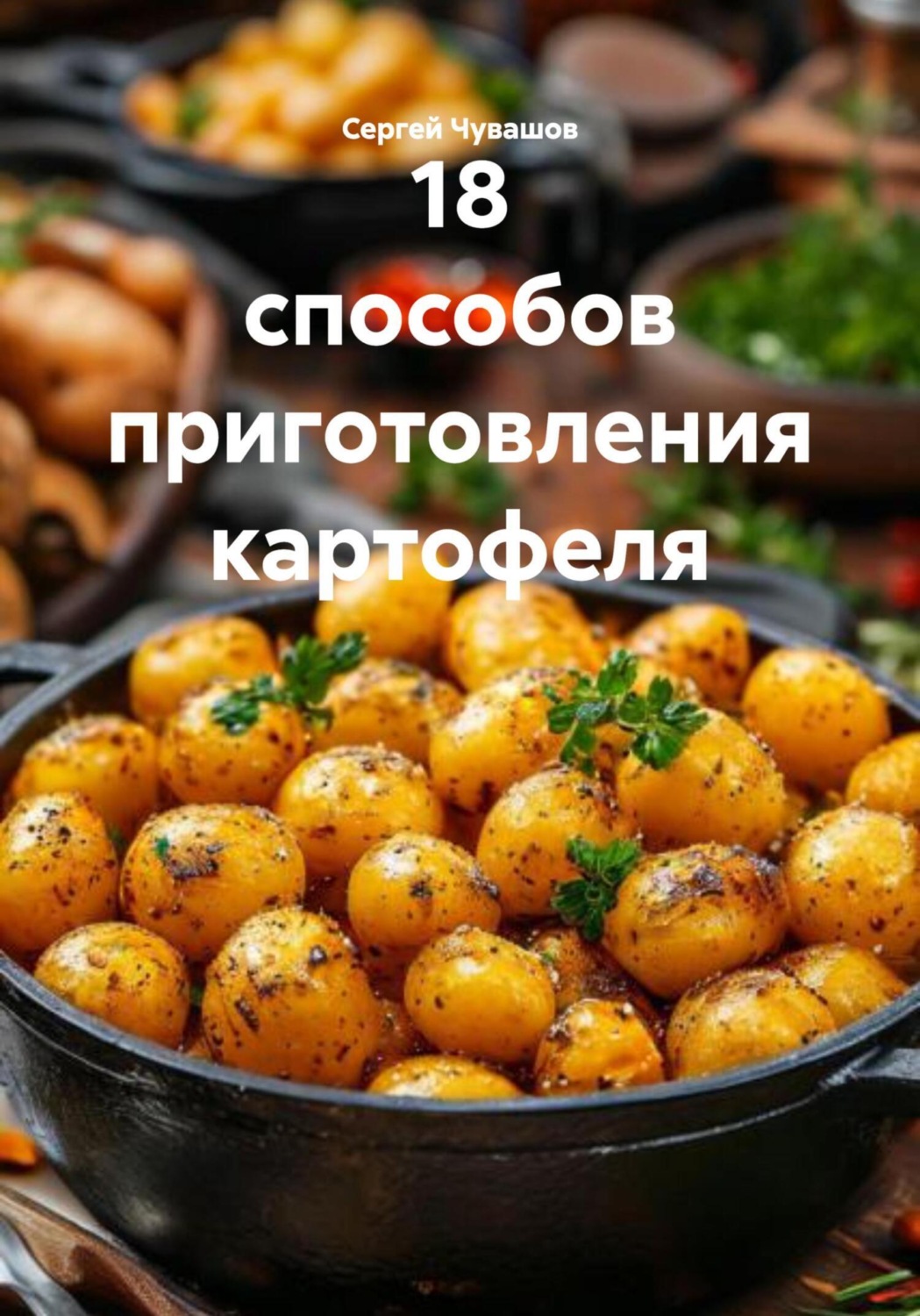 Обложка книги «18 способов приготовления картофеля»
