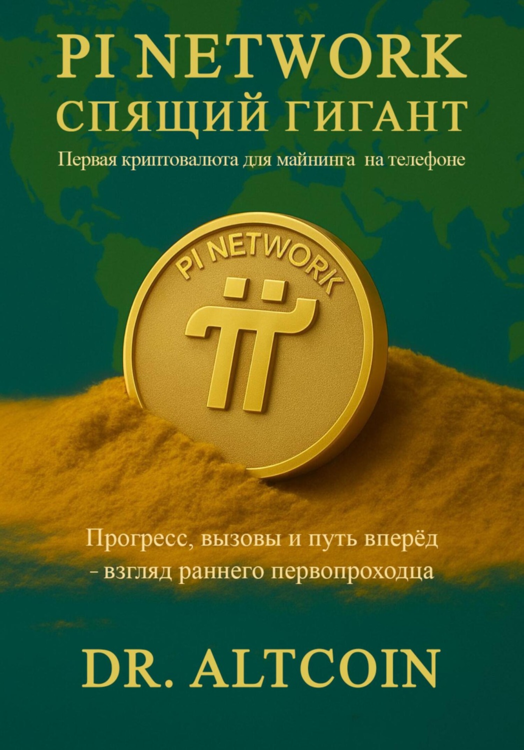 Обложка книги «Pi Network – спящий гигант: первая криптовалюта для майнинга на телефоне»