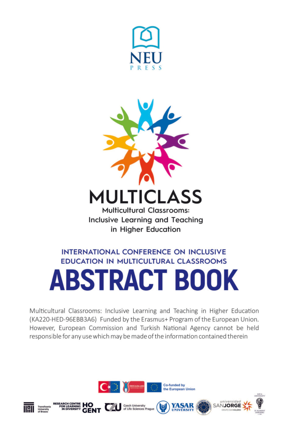 Обложка книги «INTERNATIONAL CONFERENCE ON INCLUSIVE EDUCATION IN MULTICULTURAL CLASSROOMS ABSTRACT BOOK»