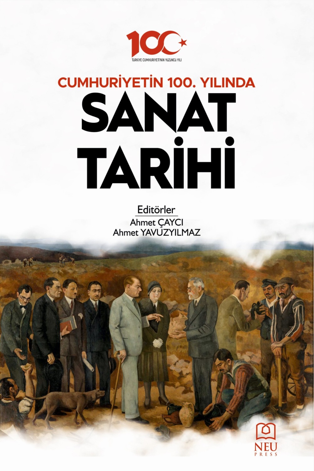 Обложка книги «CUMHURİYETİN 100. YILINDA SANAT TARİHİ»