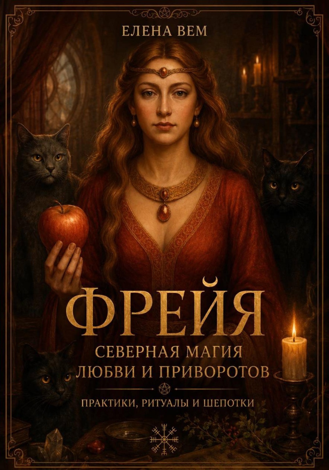 Обложка книги «Фрейя. Северная магия любви и приворотов. Книга-практикум»