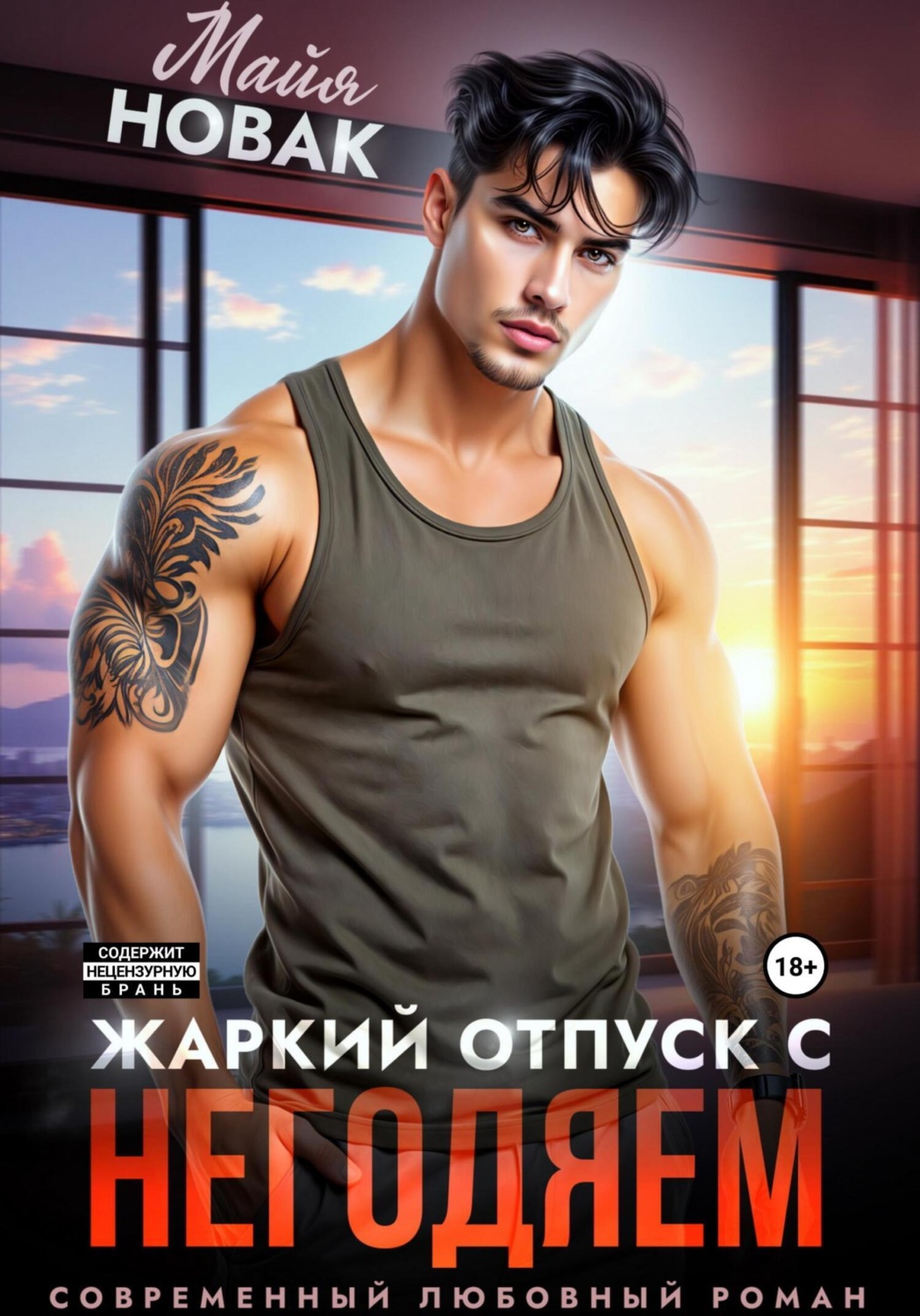 Обложка книги «Жаркий отпуск с негодяем»