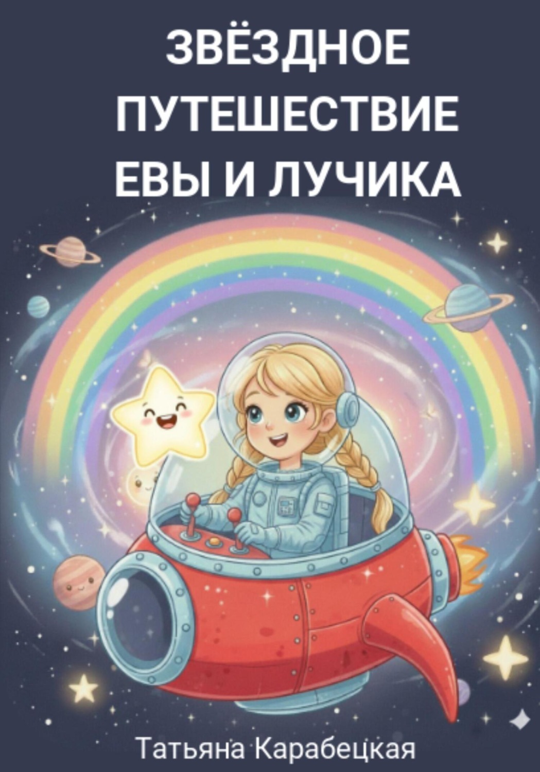 Обложка книги «Звёздное путешествие Евы и Лучика»