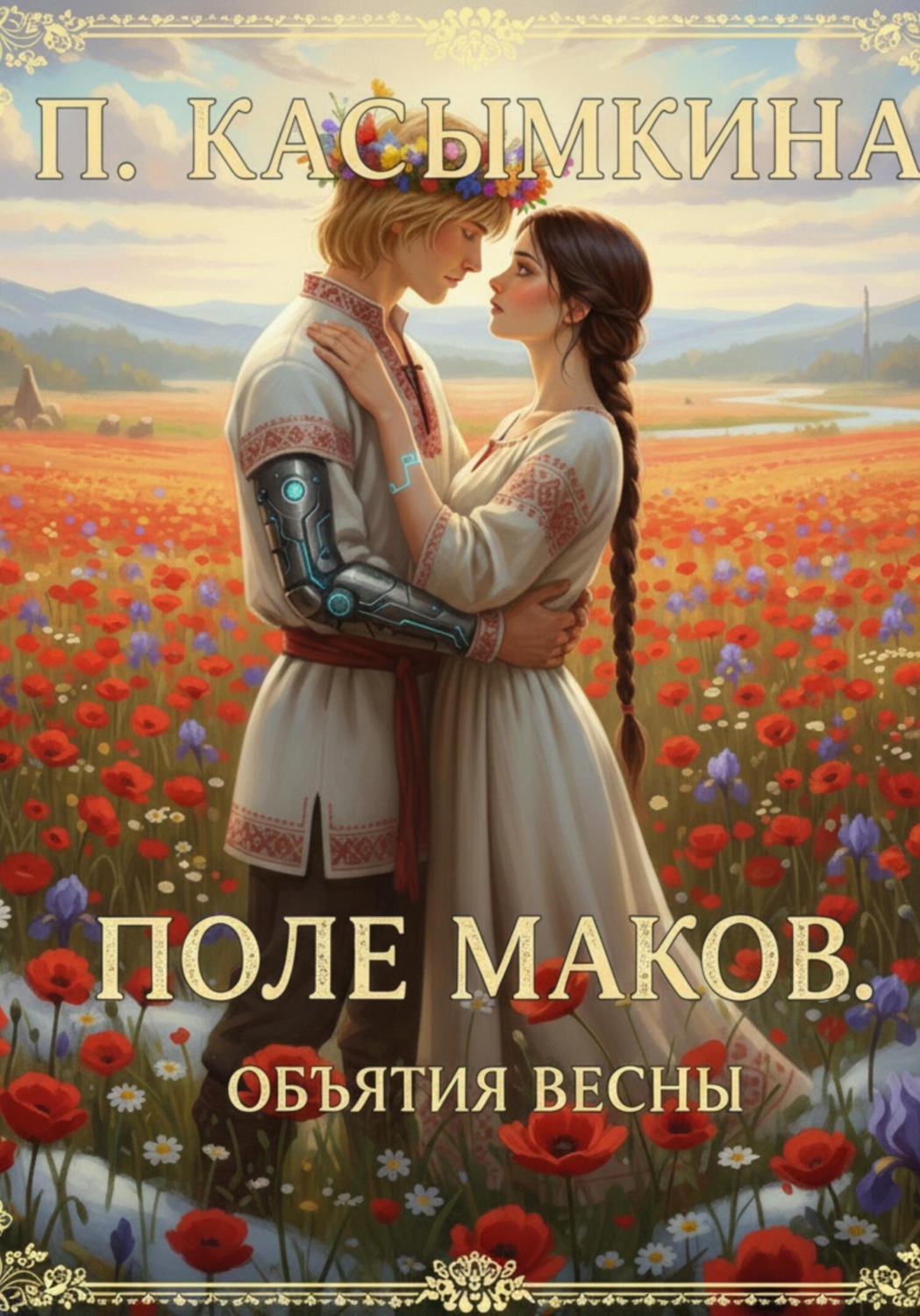 Обложка книги «Поле маков. Объятия весны»