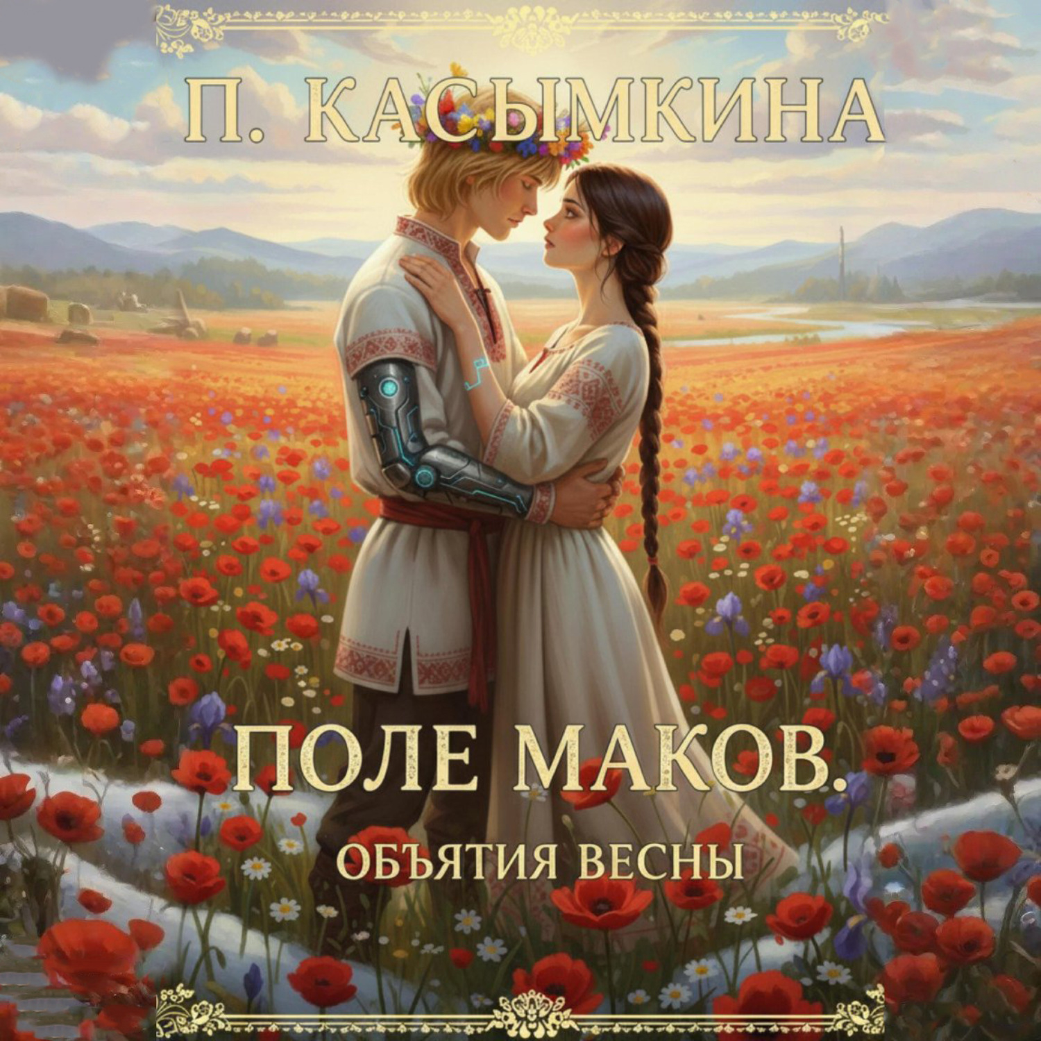 Обложка книги «Поле маков. Объятия весны»