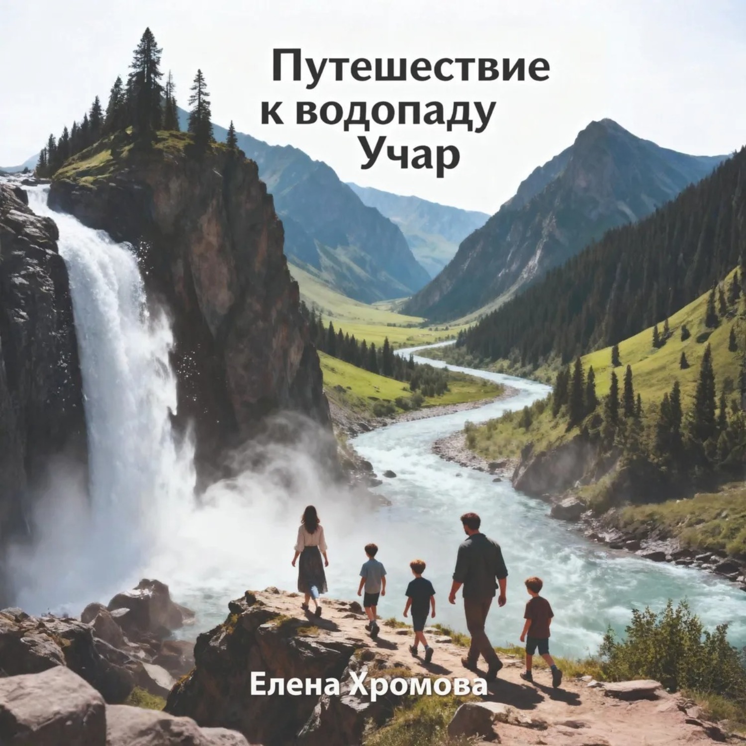 Обложка книги «Путешествие к водопаду Учар»