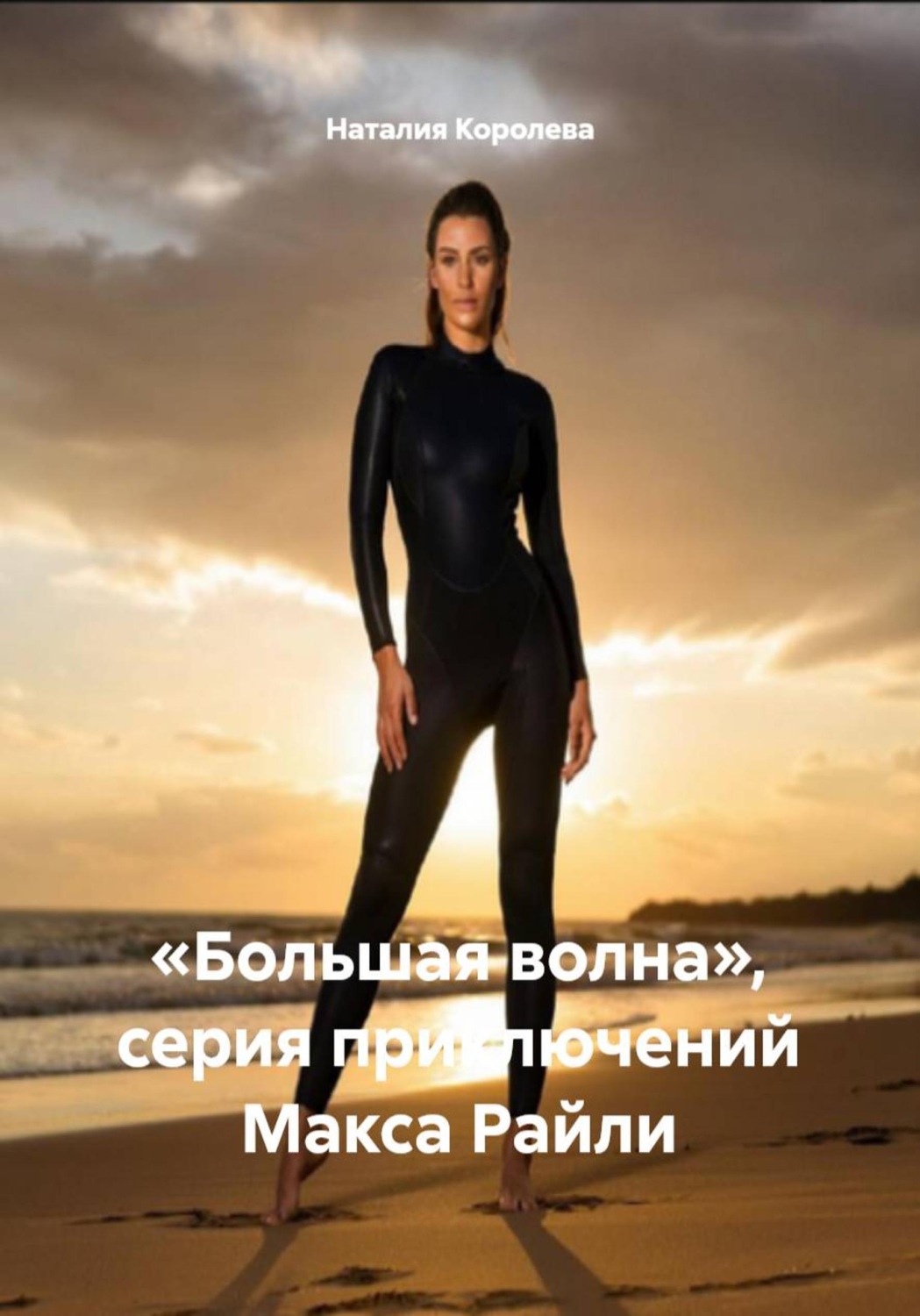 Обложка книги ««Большая волна», серия приключений Макса Райли»