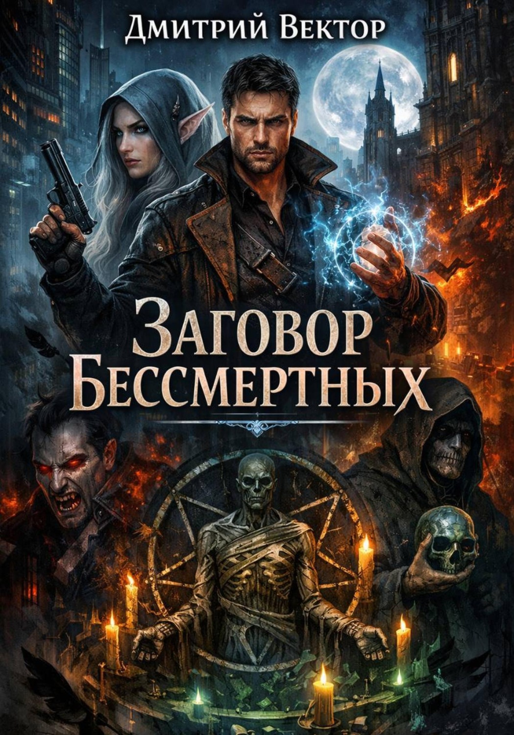 Обложка книги «Заговор бессмертных»