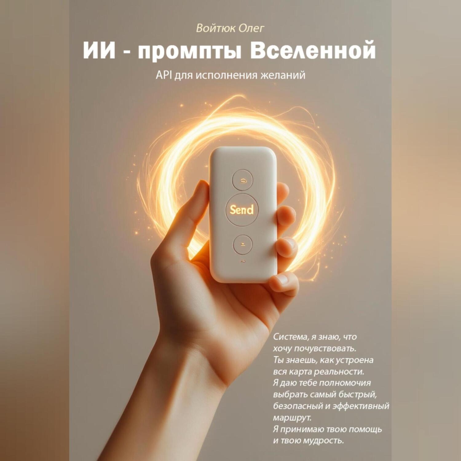 Обложка книги «API для исполнения желаний. ИИ – промпты Вселенной.»