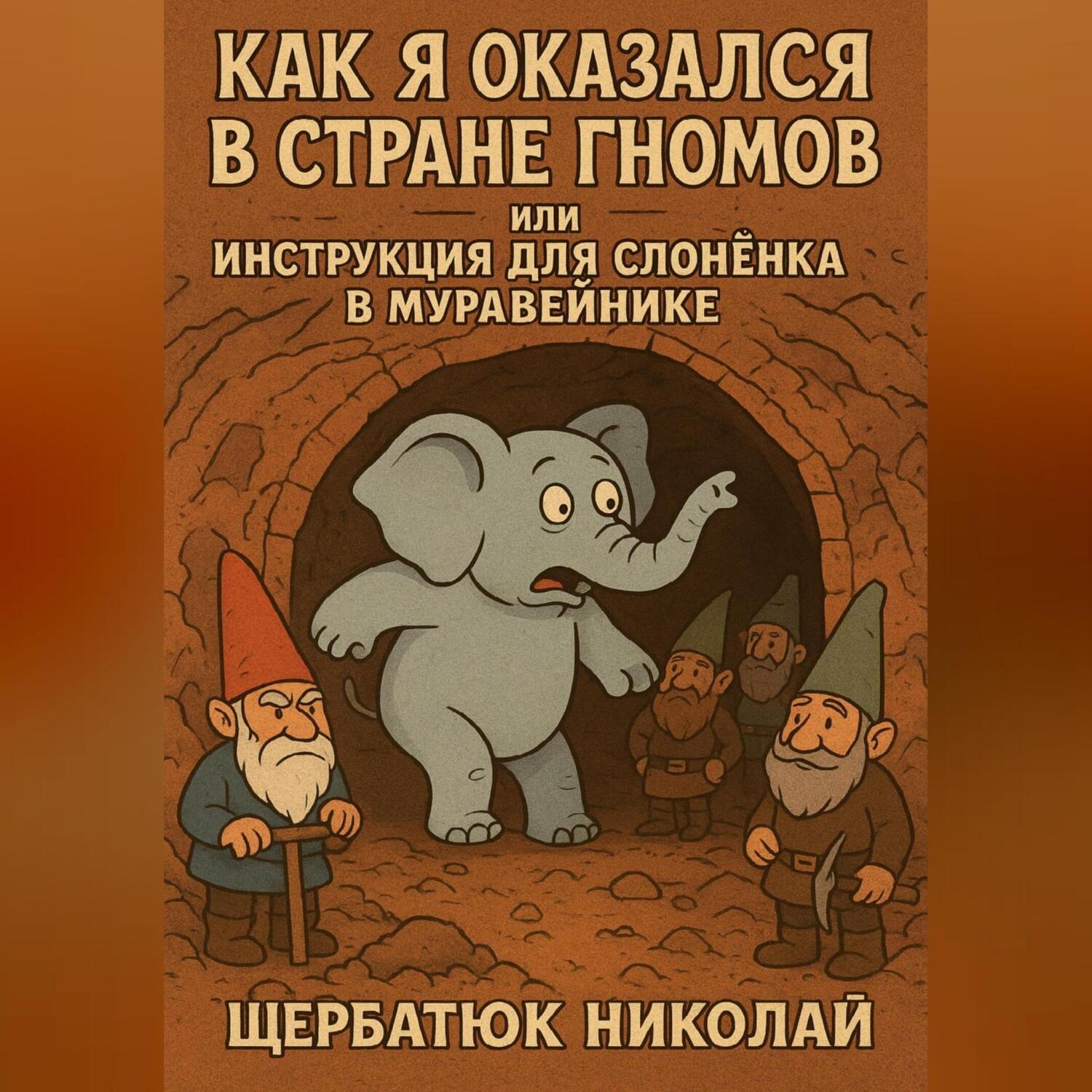 Обложка книги «Как Я Оказался в Стране Гномов, или Инструкция для Слонёнка в Муравейнике»