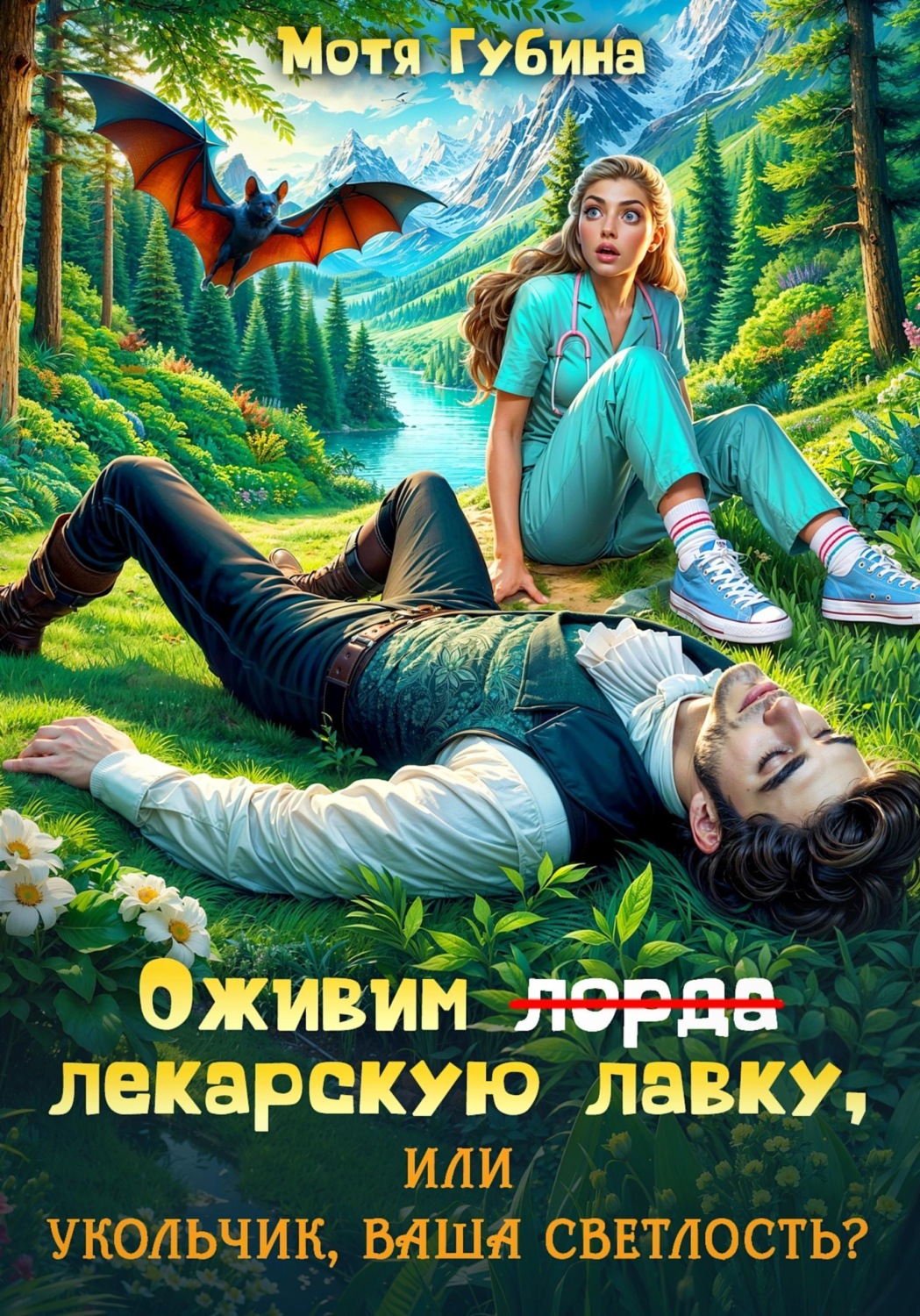 Обложка книги «Оживим лекарскую лавку, или Укольчик, Ваша Светлость?»