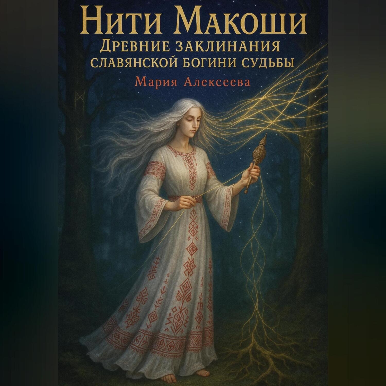 Обложка книги «Нити Макоши. Древние заклинания славянской богини судьбы»