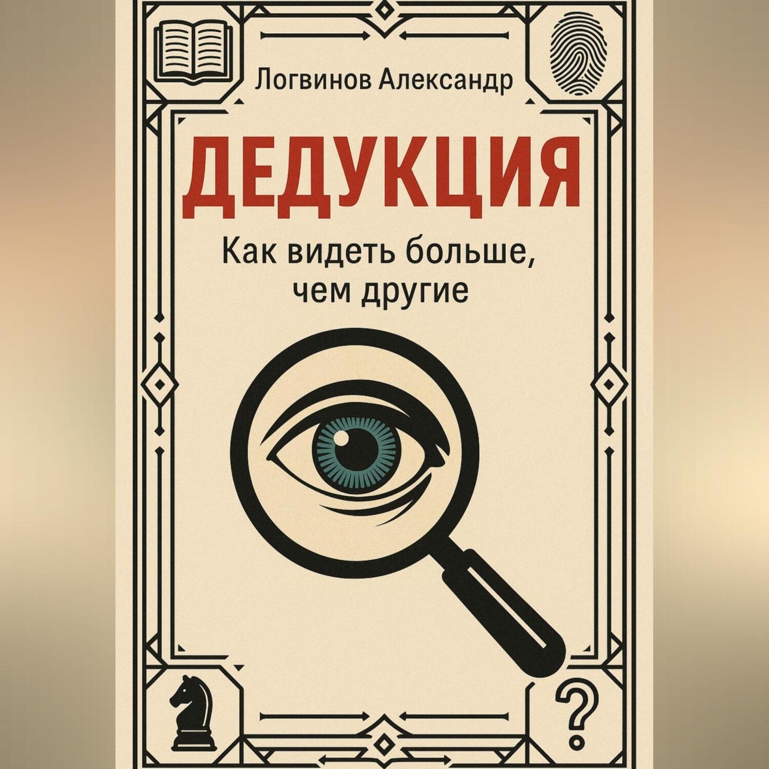 Обложка книги «Дедукция. Как видеть больше, чем другие»
