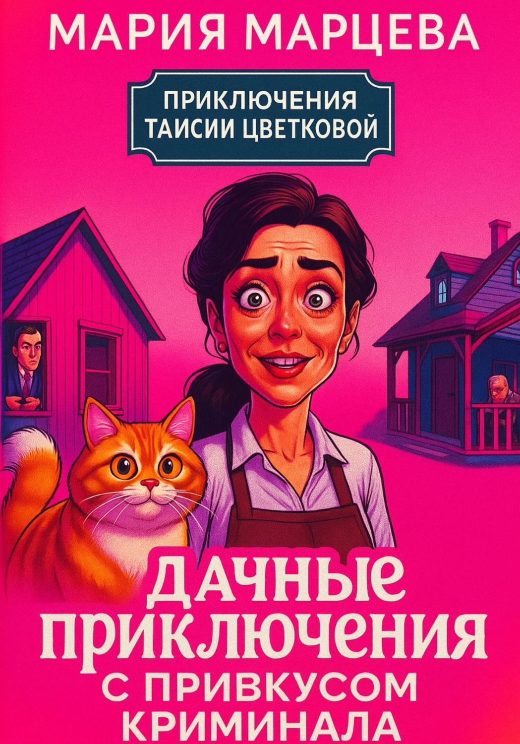Обложка книги «Приключения Таисии Цветковой. Дачные приключения с привкусом криминала»