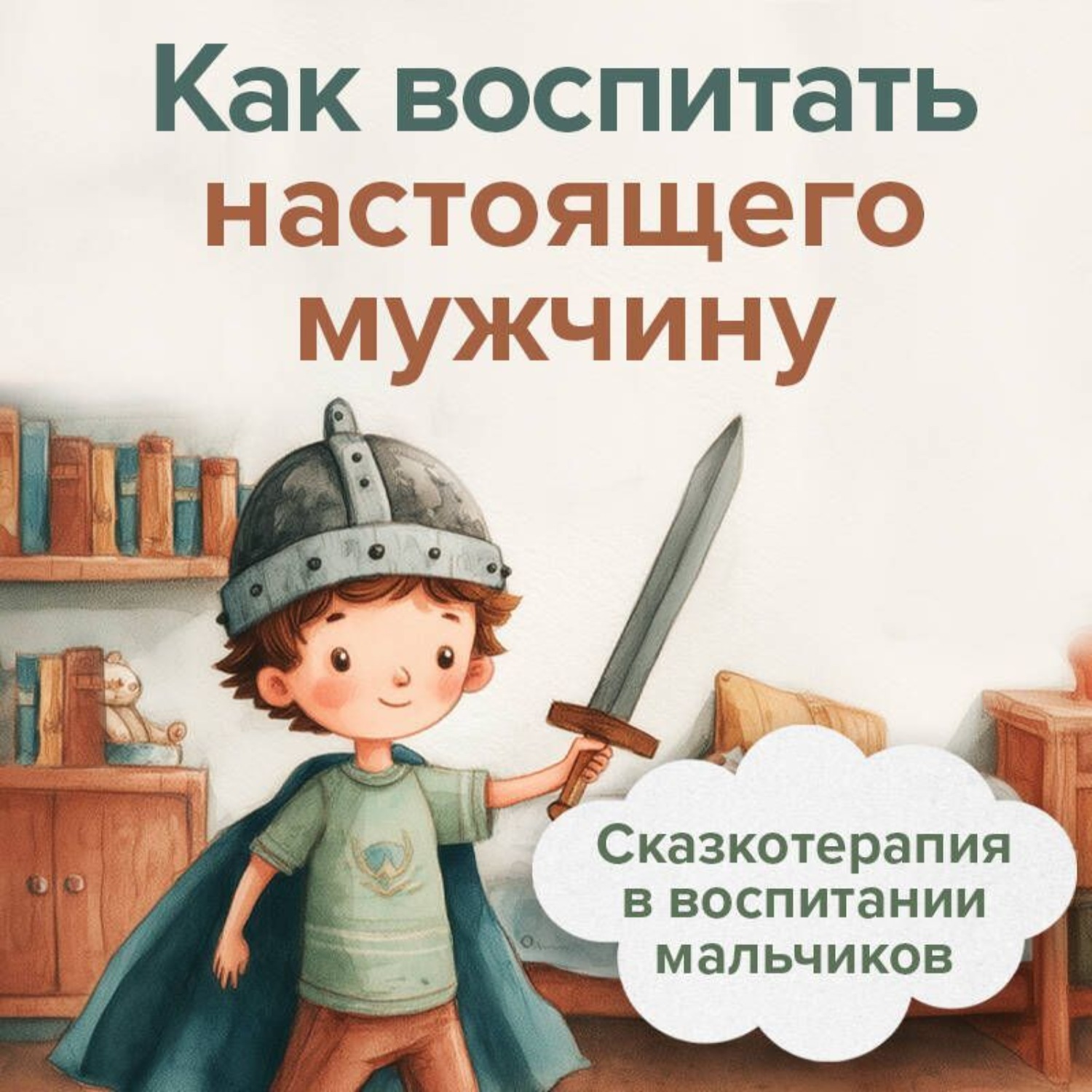 Обложка книги «Сказкотерапия в воспитании мальчиков. Как воспитать настоящего мужчину»