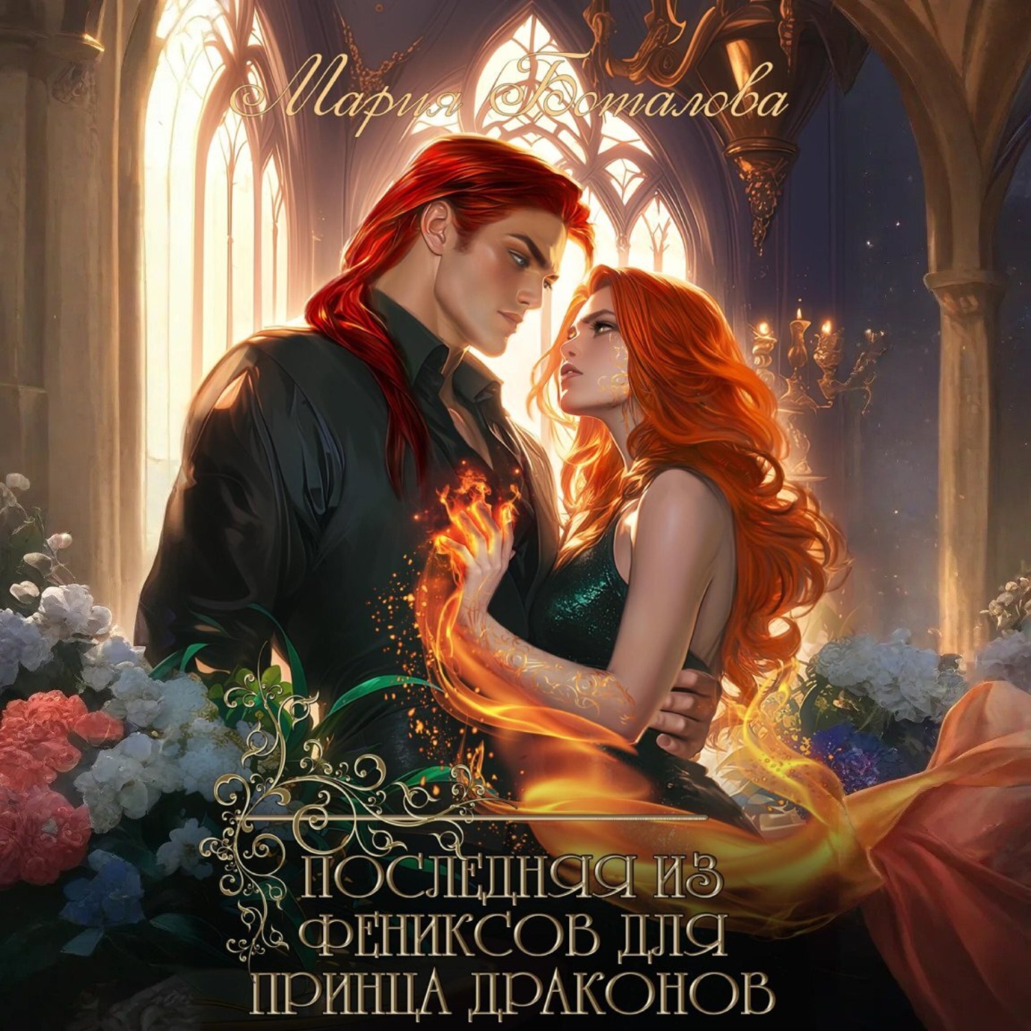 Обложка книги «Последняя из фениксов для принца драконов»