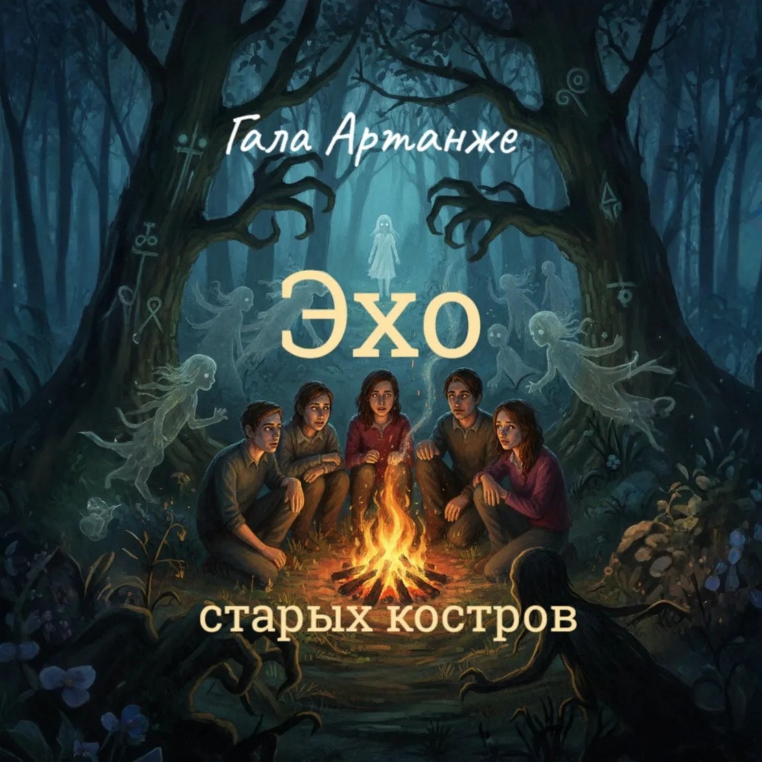 Обложка книги «Эхо старых костров»