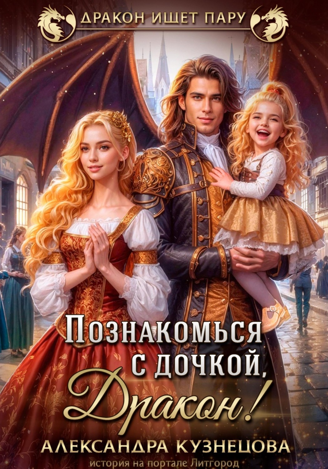Обложка книги «Познакомься с дочкой, дракон!»