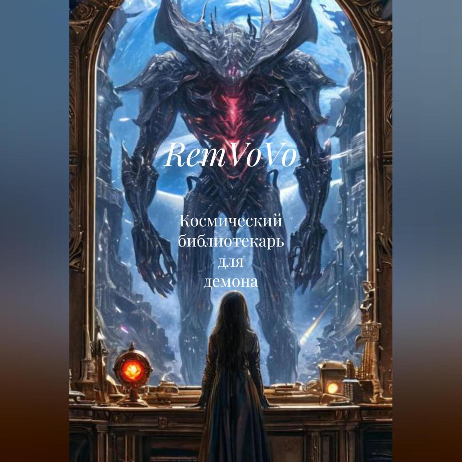 Обложка книги «Космический библиотекарь для демона»