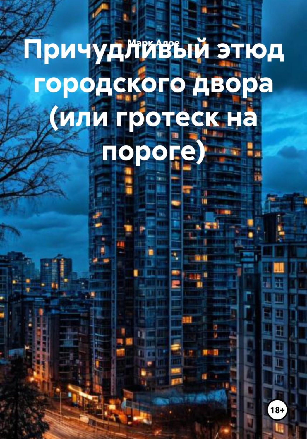 Обложка книги «Причудливый этюд городского двора (или гротеск на пороге)»