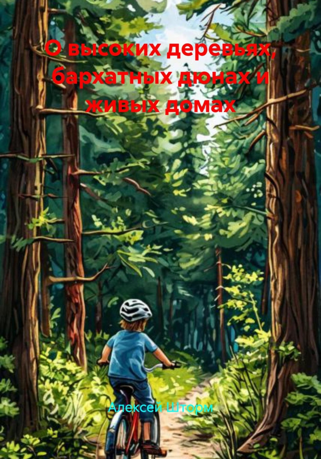 Обложка книги «О высоких деревьях, бархатных дюнах и живых домах»
