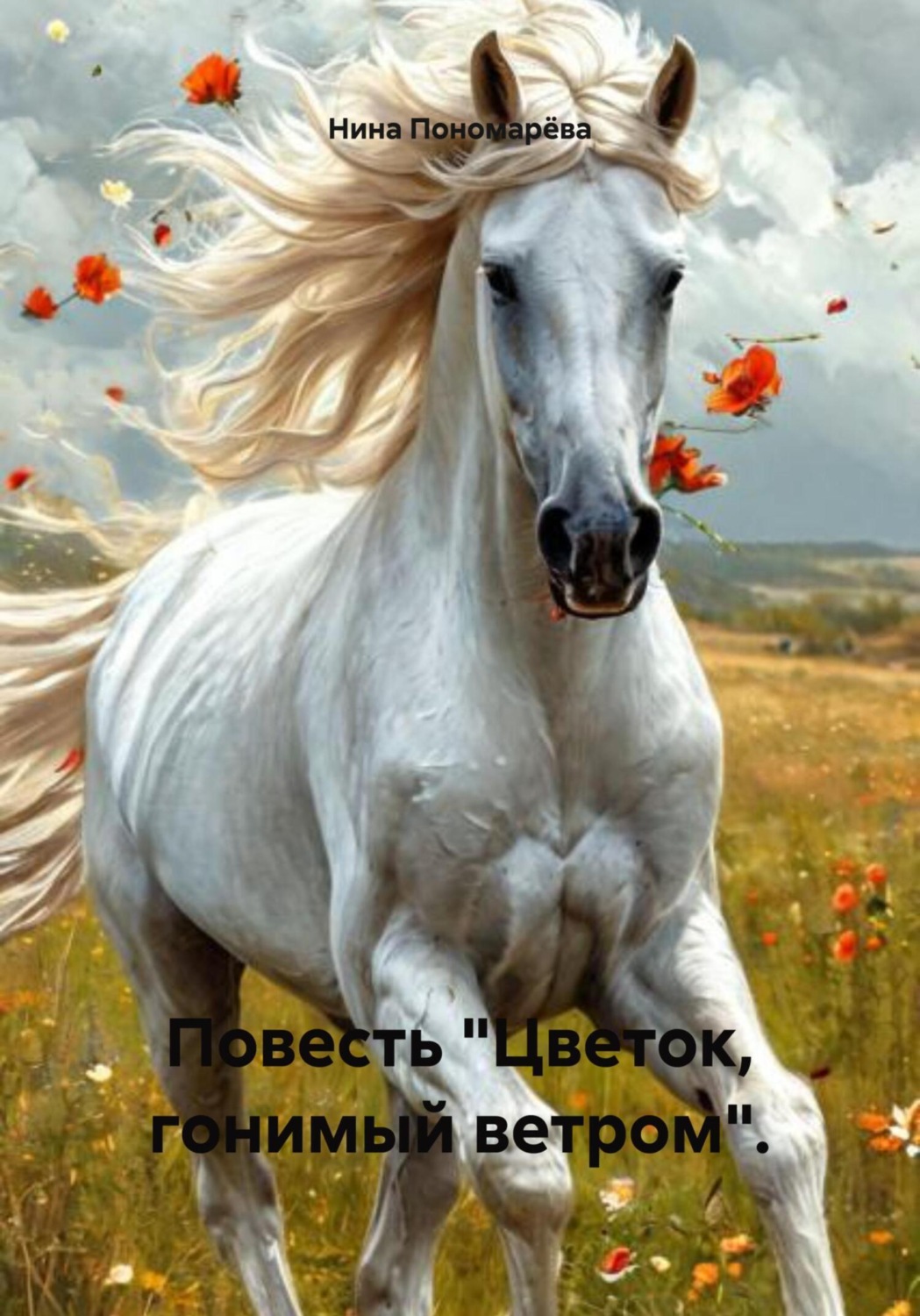Обложка книги «Повесть «Цветок, гонимый ветром».»