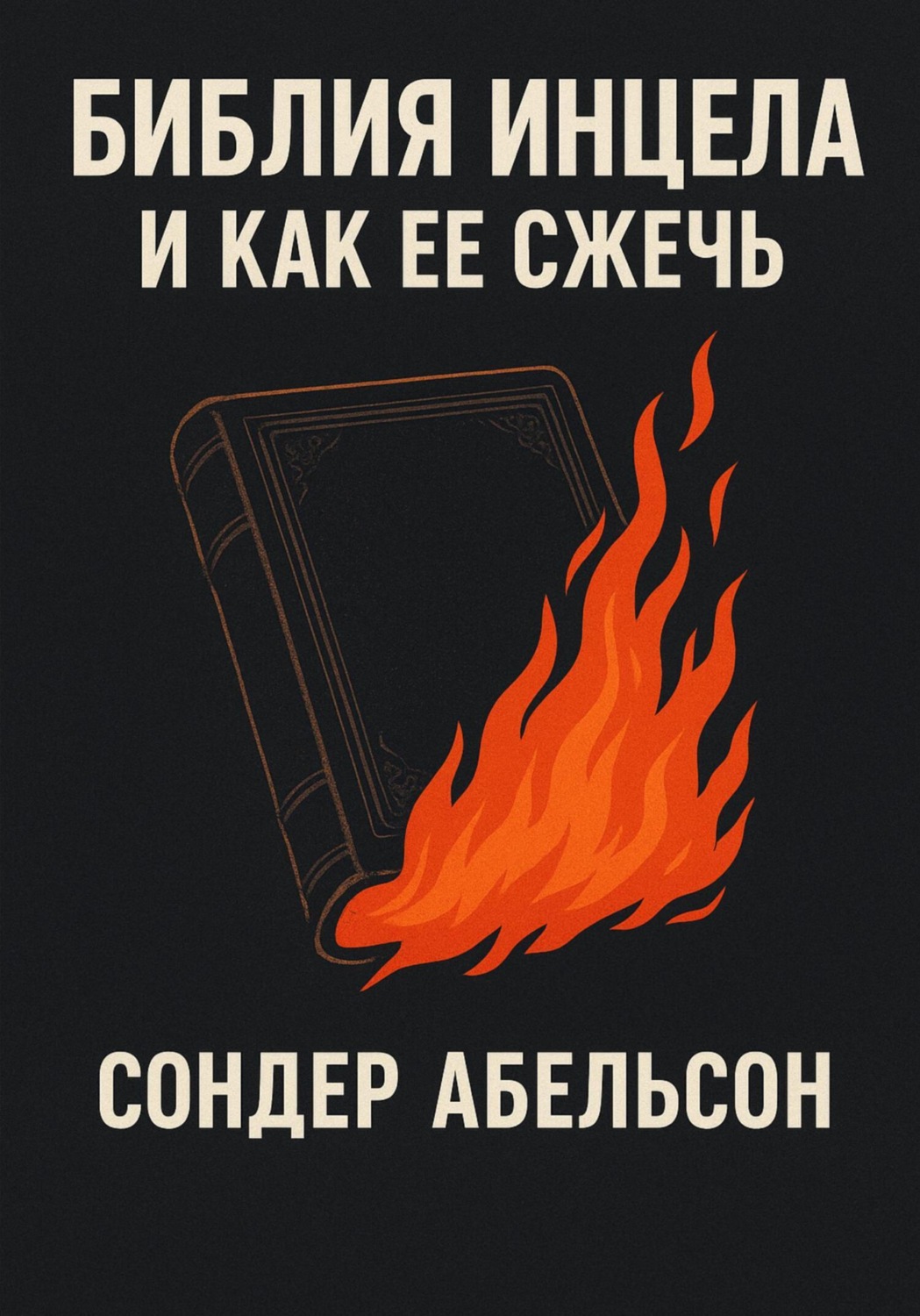Обложка книги «Библия инцела и как ее сжечь»