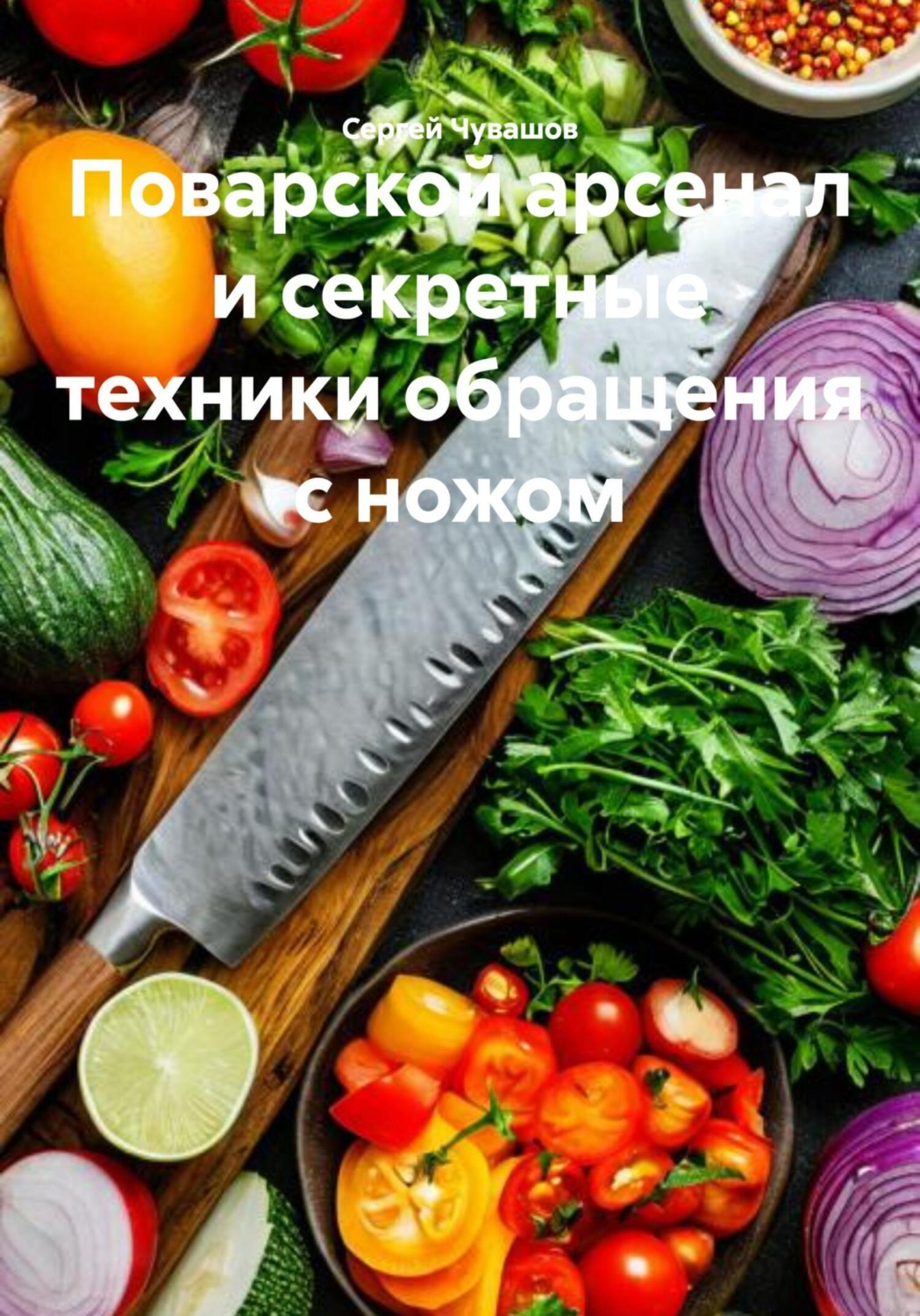 Обложка книги «Поварской арсенал и секретные техники обращения с ножом»