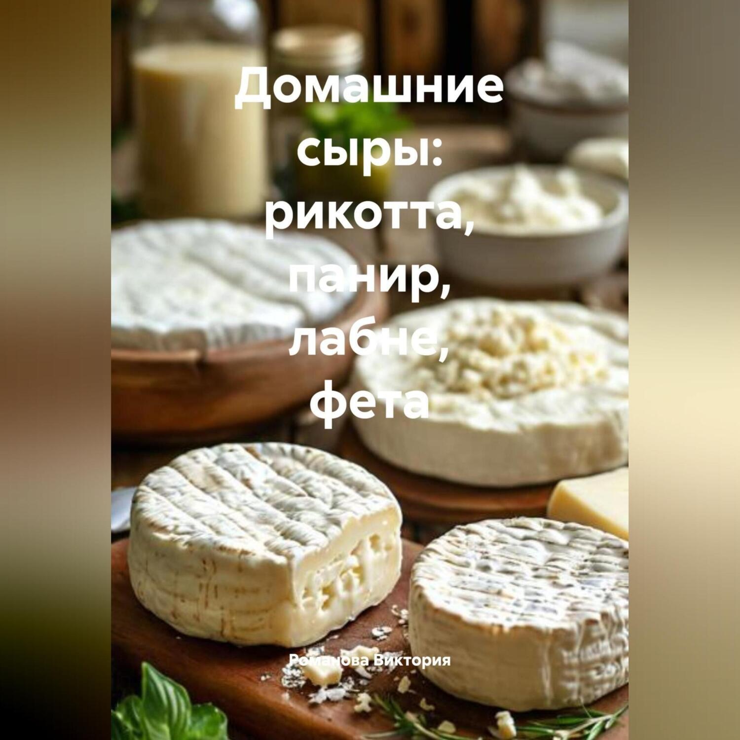Обложка книги «Домашние сыры: рикотта, панир, лабне, фета»