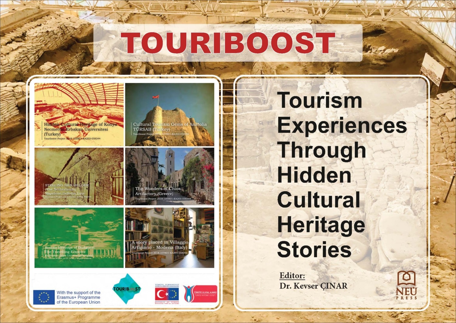 Обложка книги «GİZLİ KÜLTÜREL MİRAS HİKÂYELERİYLE TURİZM DENEYİMLERİ (TOURIBOOST)»