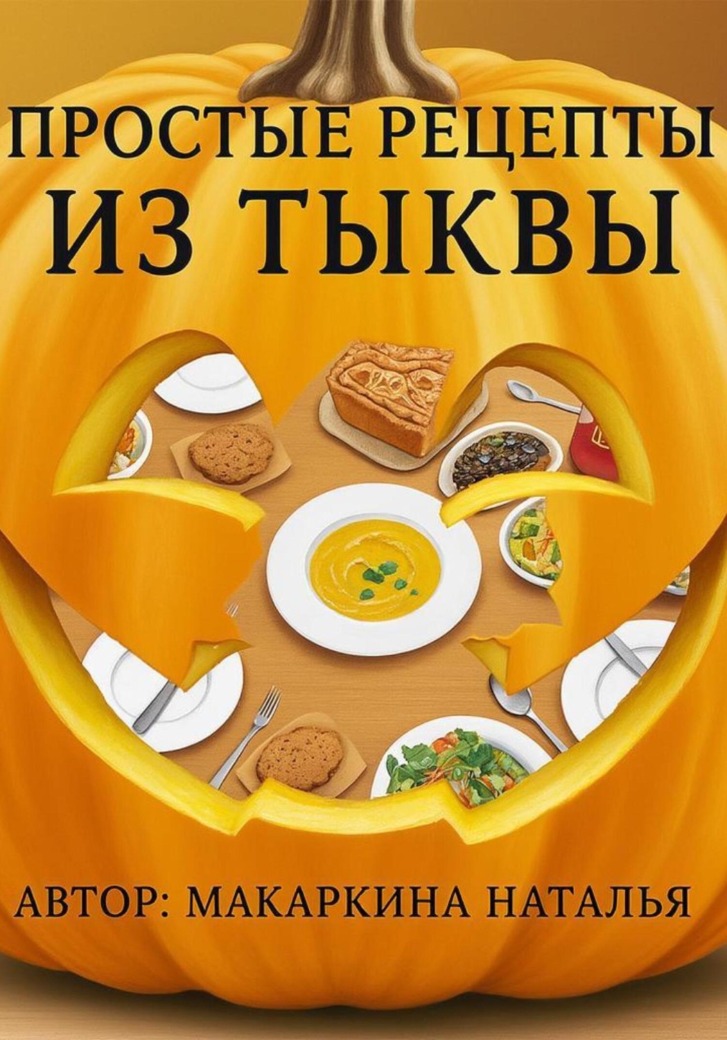 Обложка книги «Простые рецепты из тыквы»
